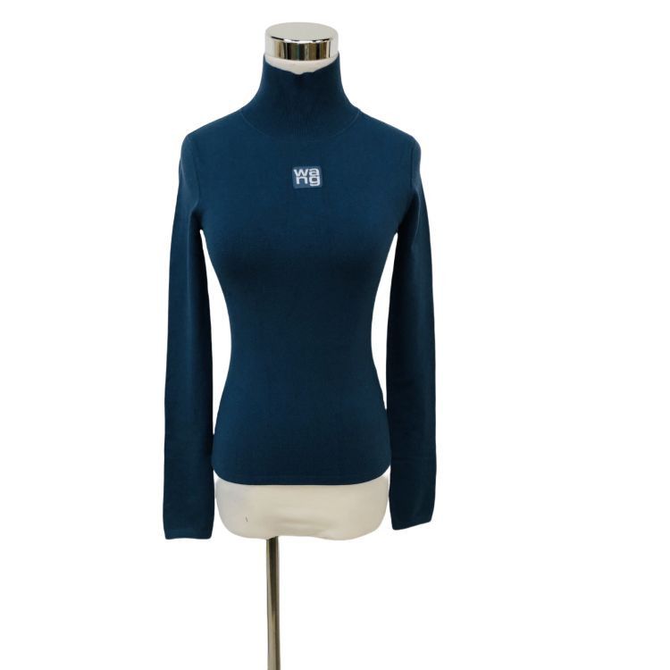 Alexander Wang alexanderwang.t Logo Patch Turtleneck Sweater XS Size XS / US 0-2 / IT 36-38 - 1 Thumbnail