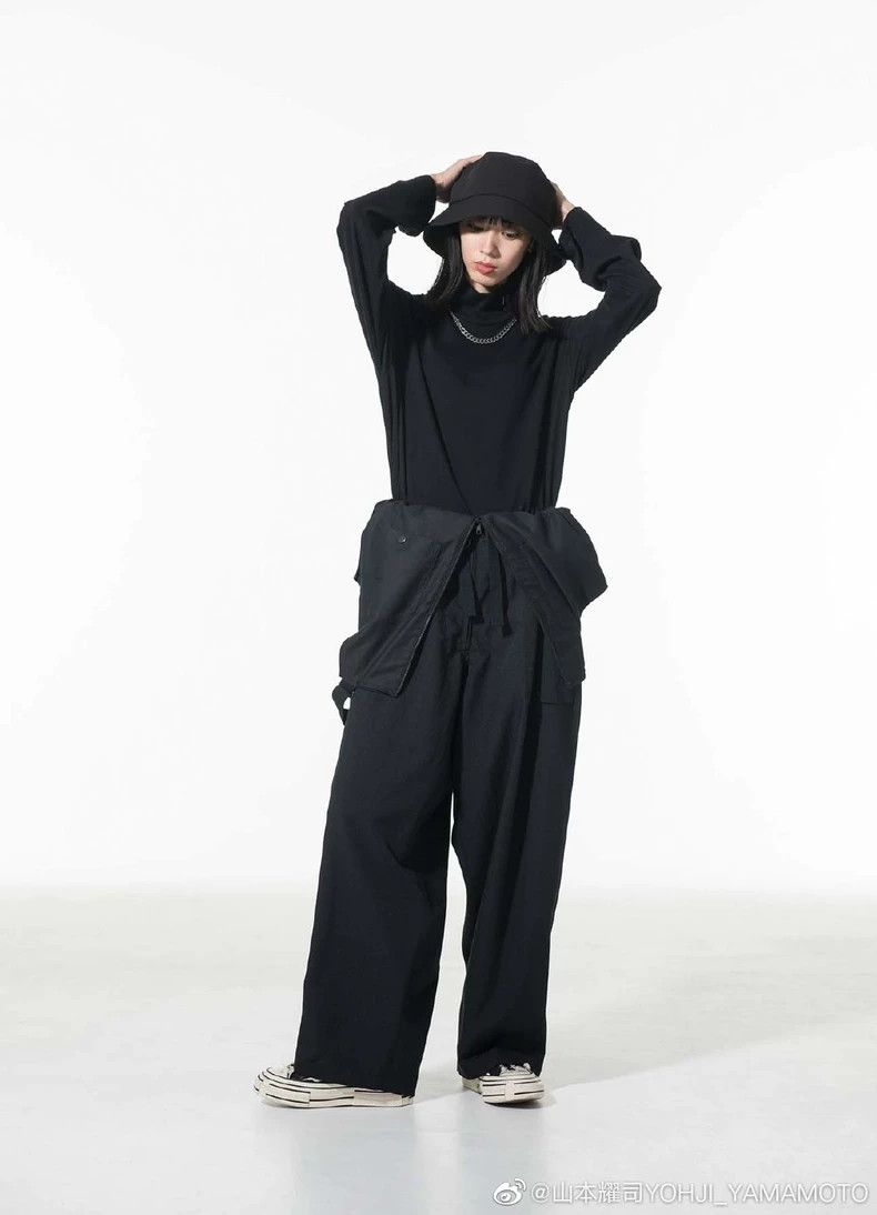 Yohji Yamamoto Yohji Yamamoto size os Trosyte suspenders pants Size US 30 / EU 46 - 5 Thumbnail