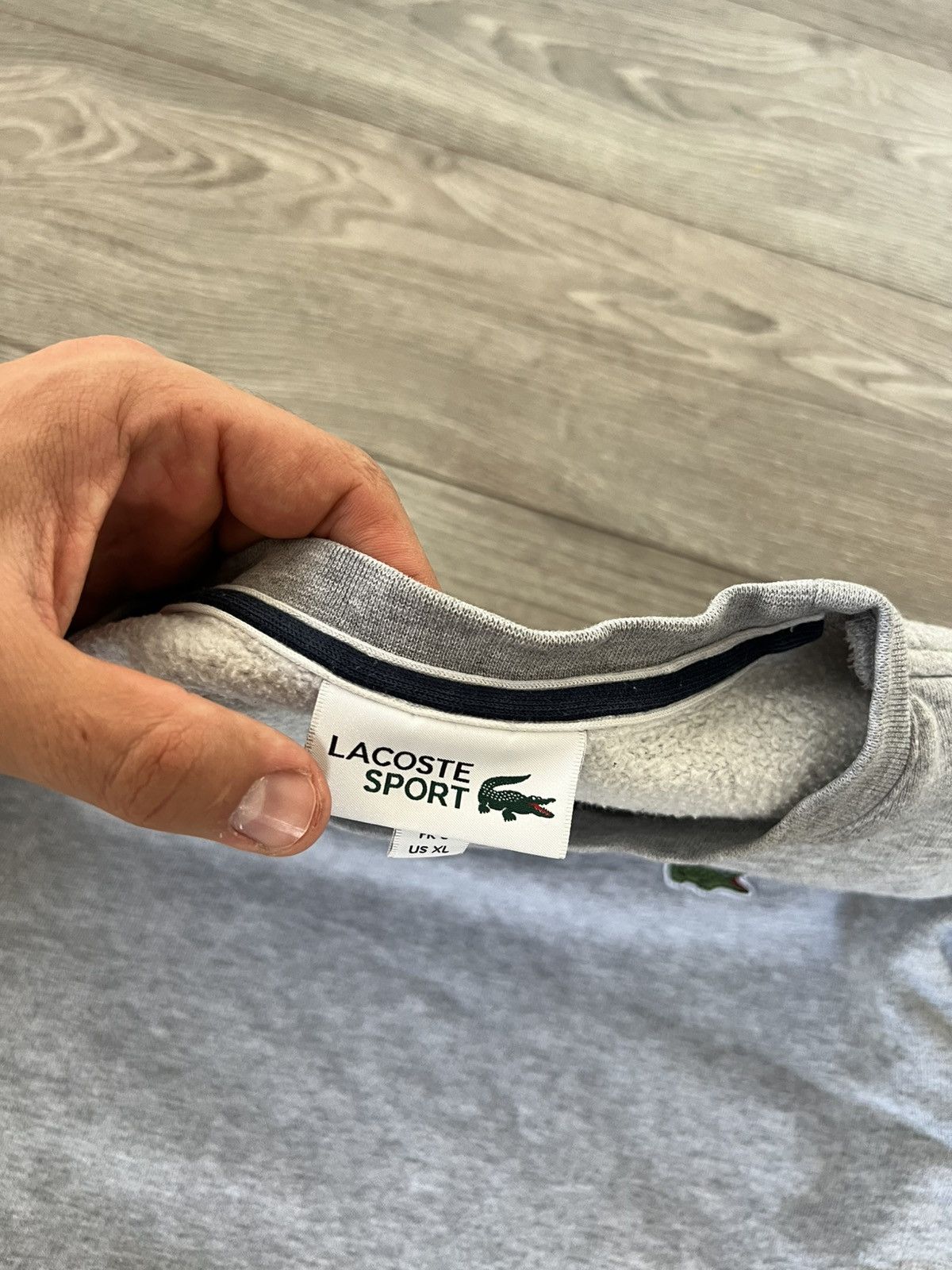 Lacoste Lacoste Sport Casual Fit Crewneck Grey Sweatshirt Size US XL / EU 56 / 4 - 16 Thumbnail