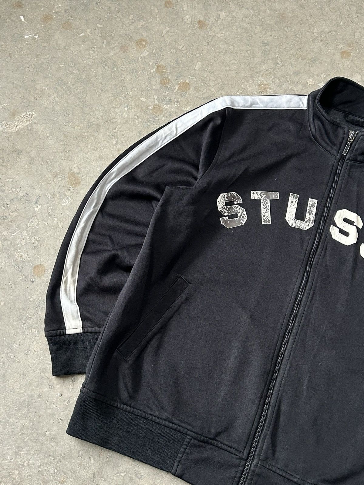 Stussy 1990s Stussy Zip Big Logo Vintage Size US M / EU 48-50 / 2 - 6 Thumbnail
