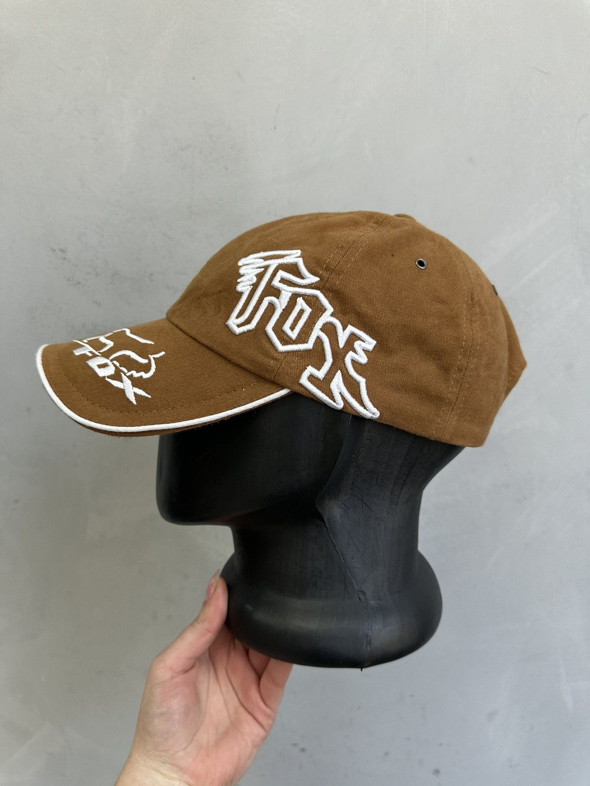Fox Racing Vintage Cap Y2k FOX Avantgarde Distressed Japan Hats Size ONE SIZE - 3 Thumbnail
