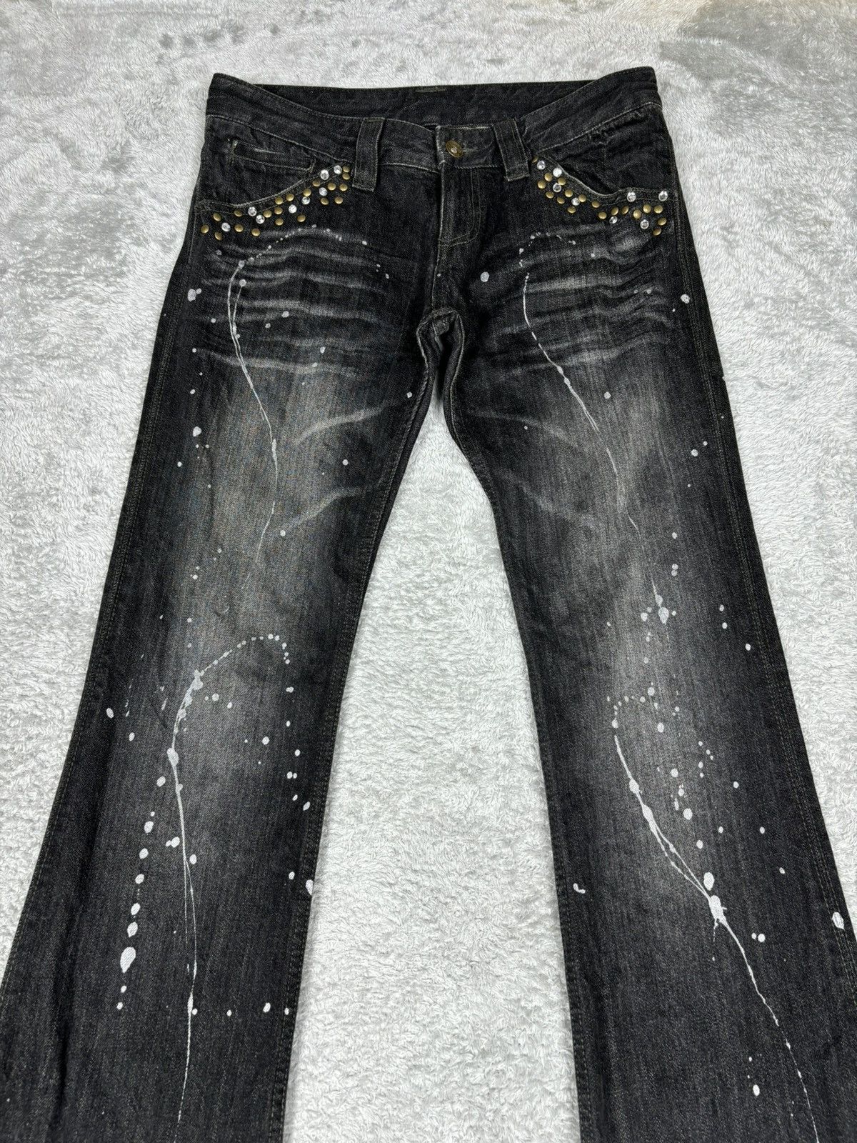 semanticdesign Semantics Design Stud Flared Jeans. S0228 Size 30" / US 8 / IT 44 - 3 Thumbnail