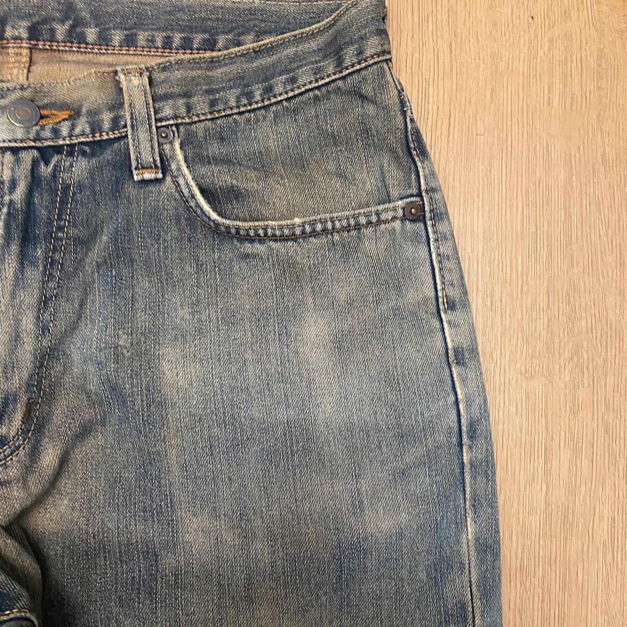 Edwin Vintage Edwin 404 Distressed Denim Size US 33 - 8 Thumbnail
