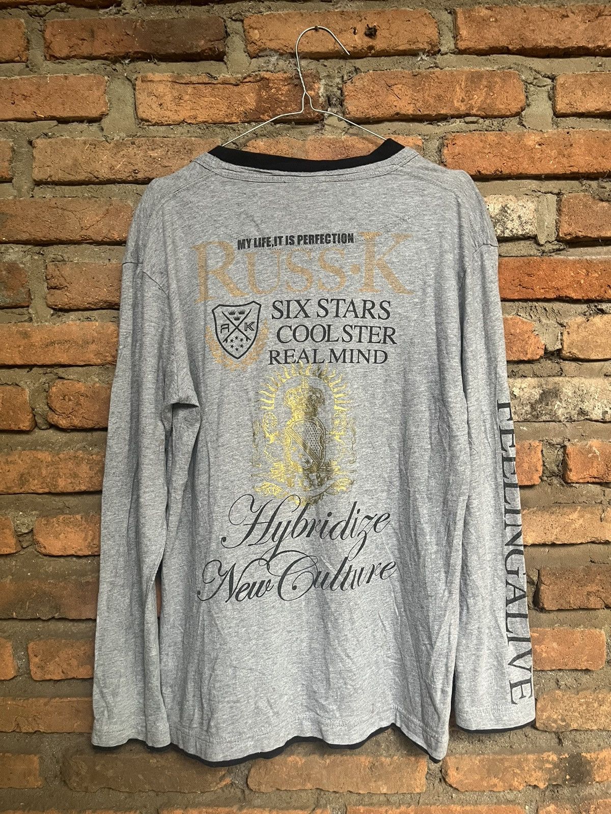 If Six Was Nine JAPANESE RUSS•K POEM GOTHIC SEDITIONARIES PUNK STYLE Size US L / EU 52-54 / 3 - 2 Thumbnail