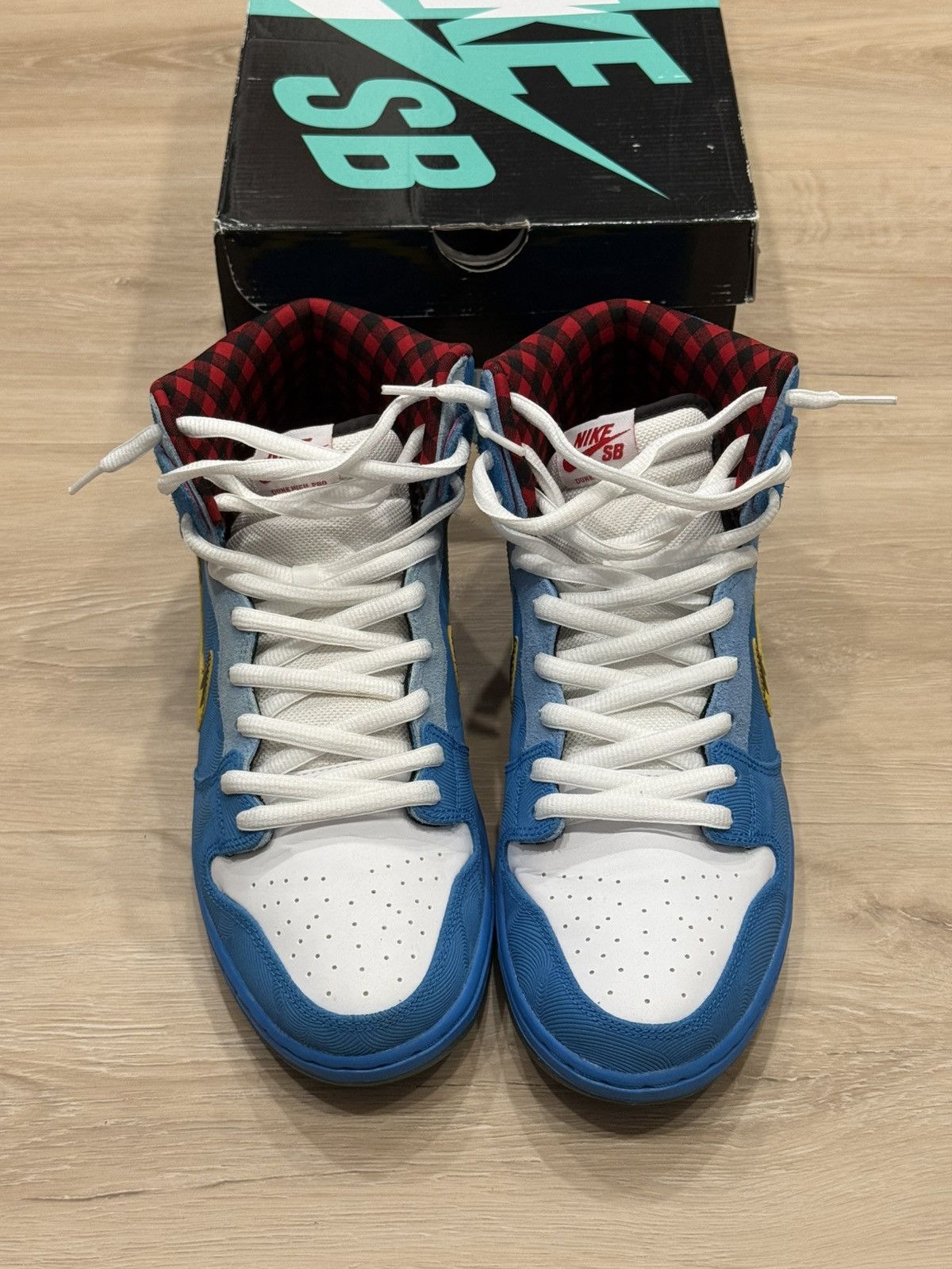 Nike Nike SB Dunk High Familia Blue Ox Sneakers Size US 12 / EU 45 - 13 Thumbnail