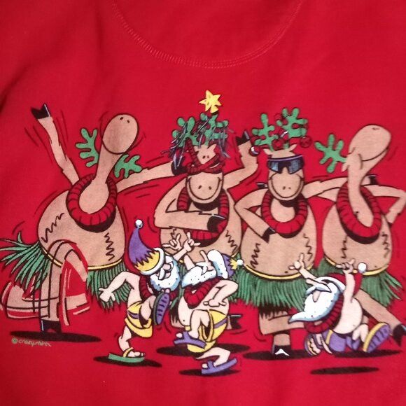 Other Vintage Crazy Shirts Mele Kalikimaka Christmas Sweatshirt Size US M / EU 48-50 / 2 - 6 Thumbnail
