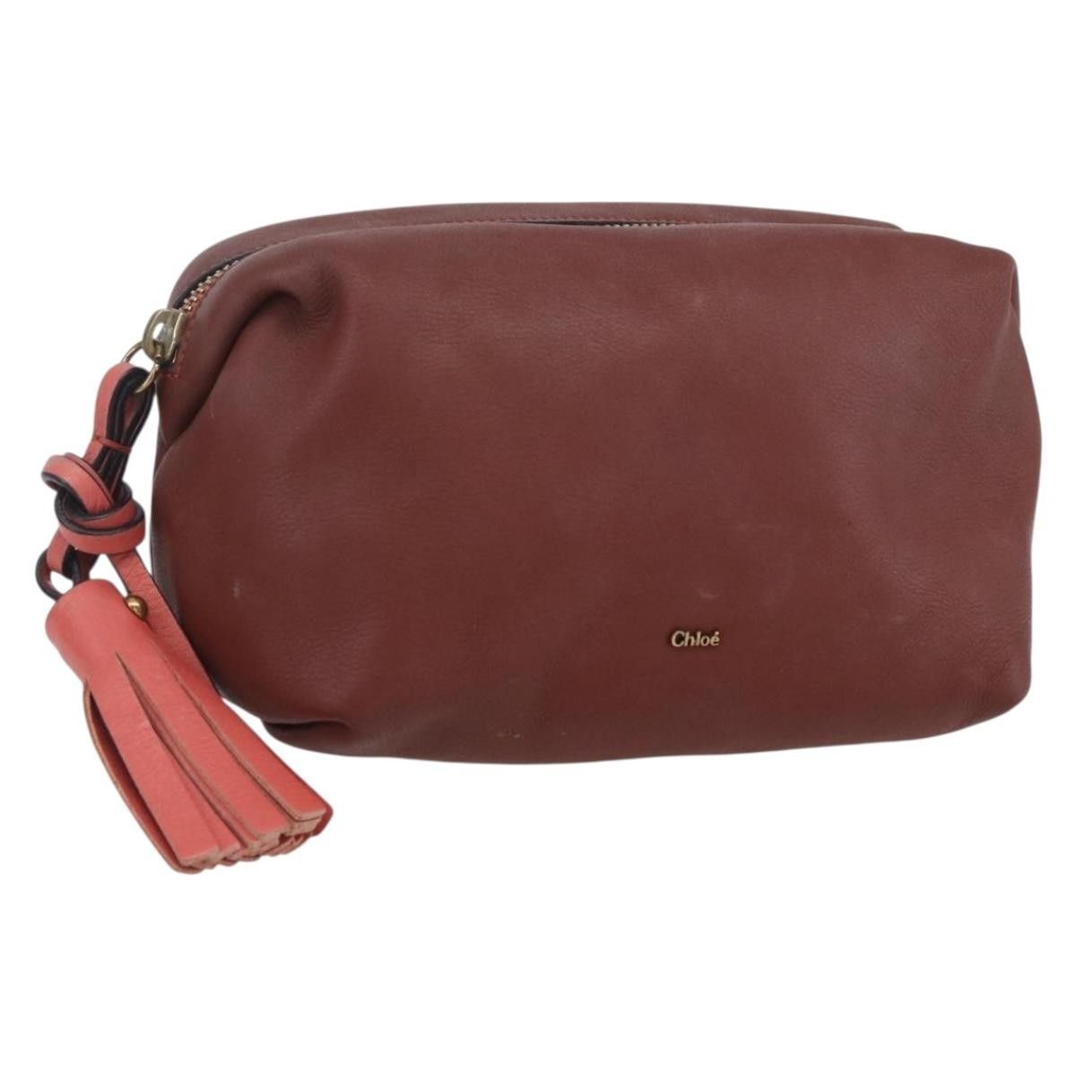 Chloe Chloe Zip Clutch Leather Size ONE SIZE - 1 Thumbnail