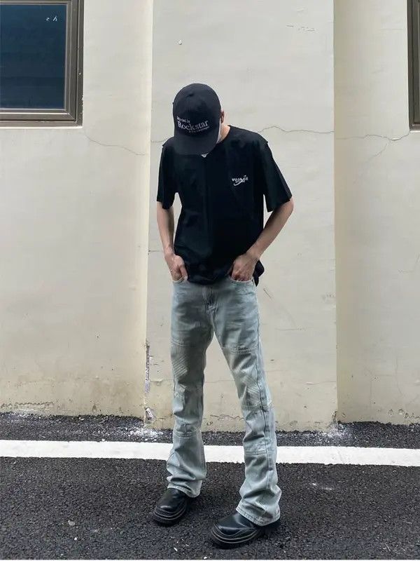 VIBE faded grunge flared vibe jeans Size US 30 / EU 46 - 5 Thumbnail