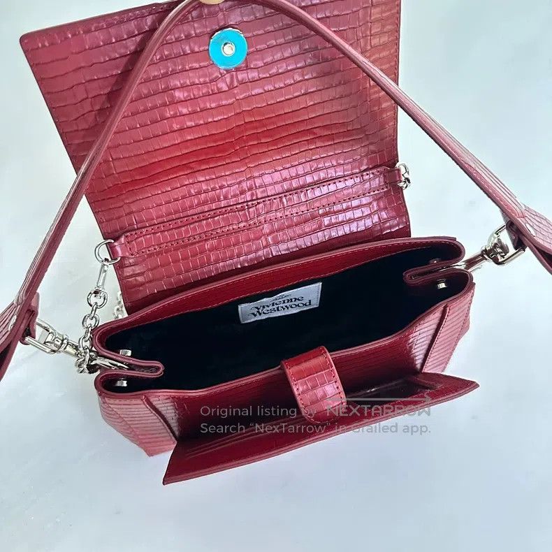 Vivienne Westwood Vivienne Westwood size os Medium-sized ladies' burgundy log Size ONE SIZE - 5 Thumbnail