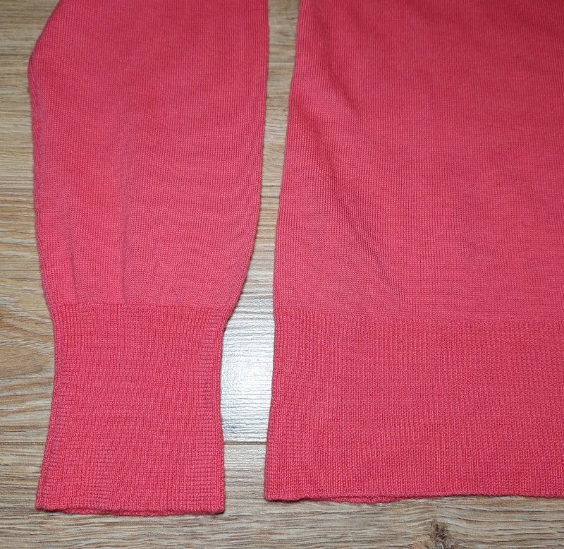 Other 100% wool sweater jumper u-neck pink vintage comfortable Size M / US 6-8 / IT 42-44 - 4 Thumbnail