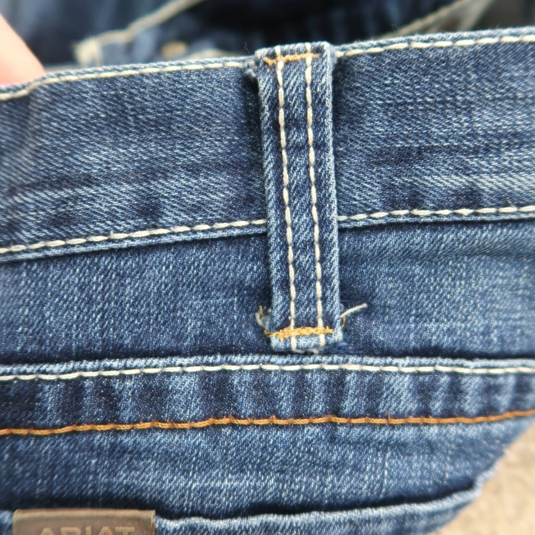 Ariat Ariat M7 Rocker Straight Jeans Men 40x32 Blue Denim 5-Pocket Regular Waist Size US 40 / EU 56 - 6 Thumbnail