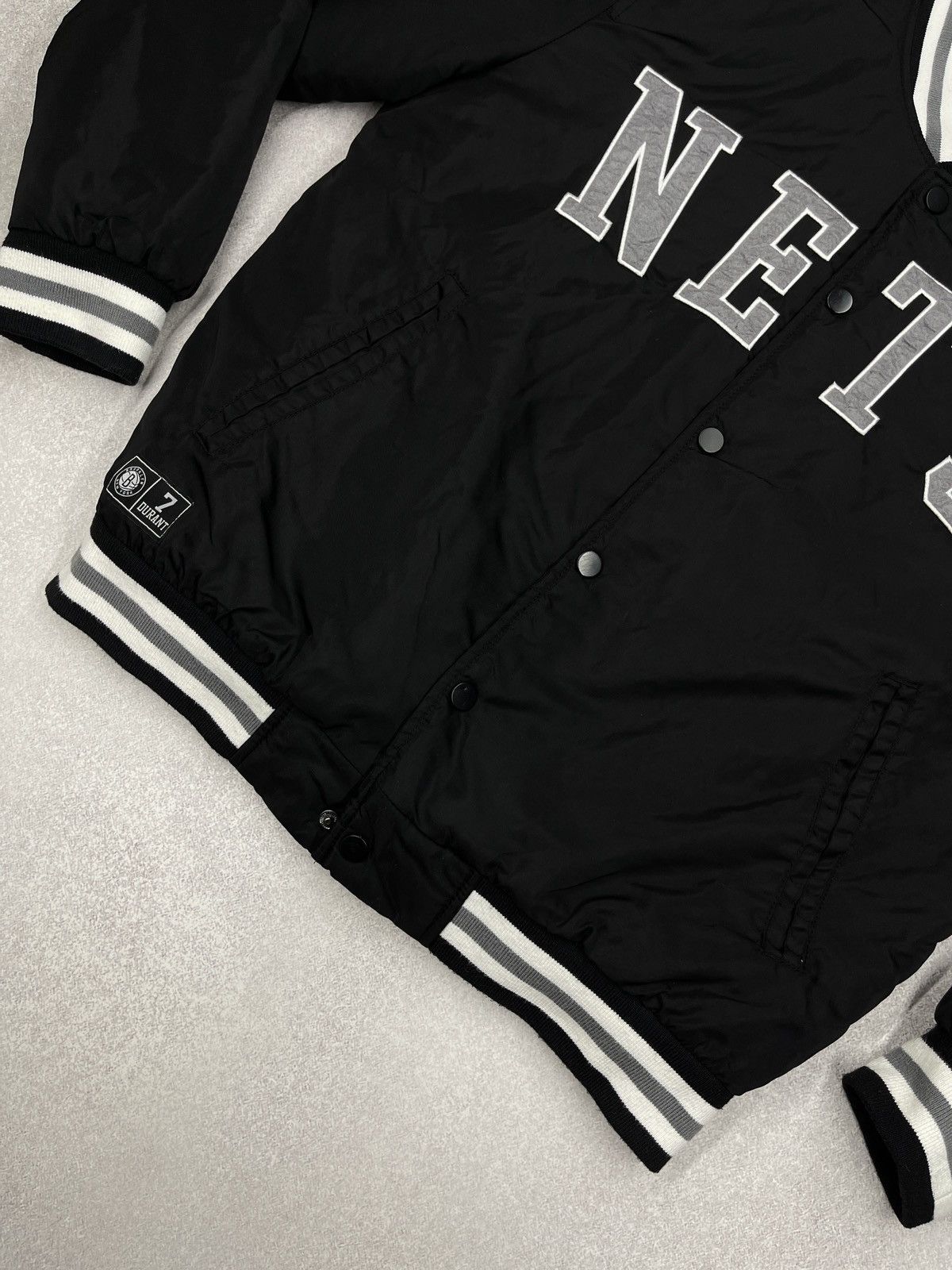 NBA Primark NBA Brooklyn Nets Durant 7 Bomber Jacket Black Size US M / EU 48-50 / 2 - 5 Thumbnail