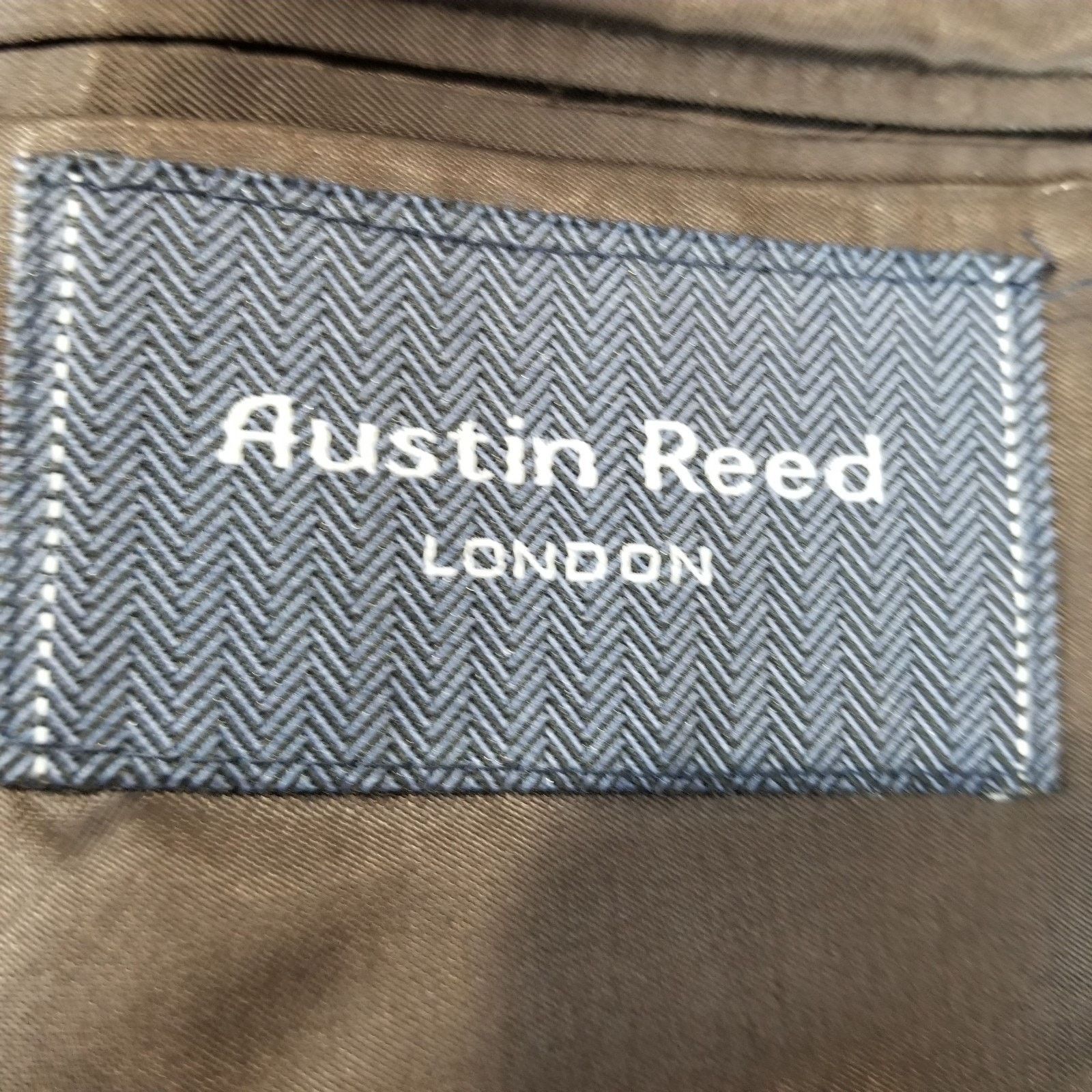 Austin Reed Austin Reed Suit Jacket 44L Mens Union Made in USA Striped Size 44L - 3 Thumbnail