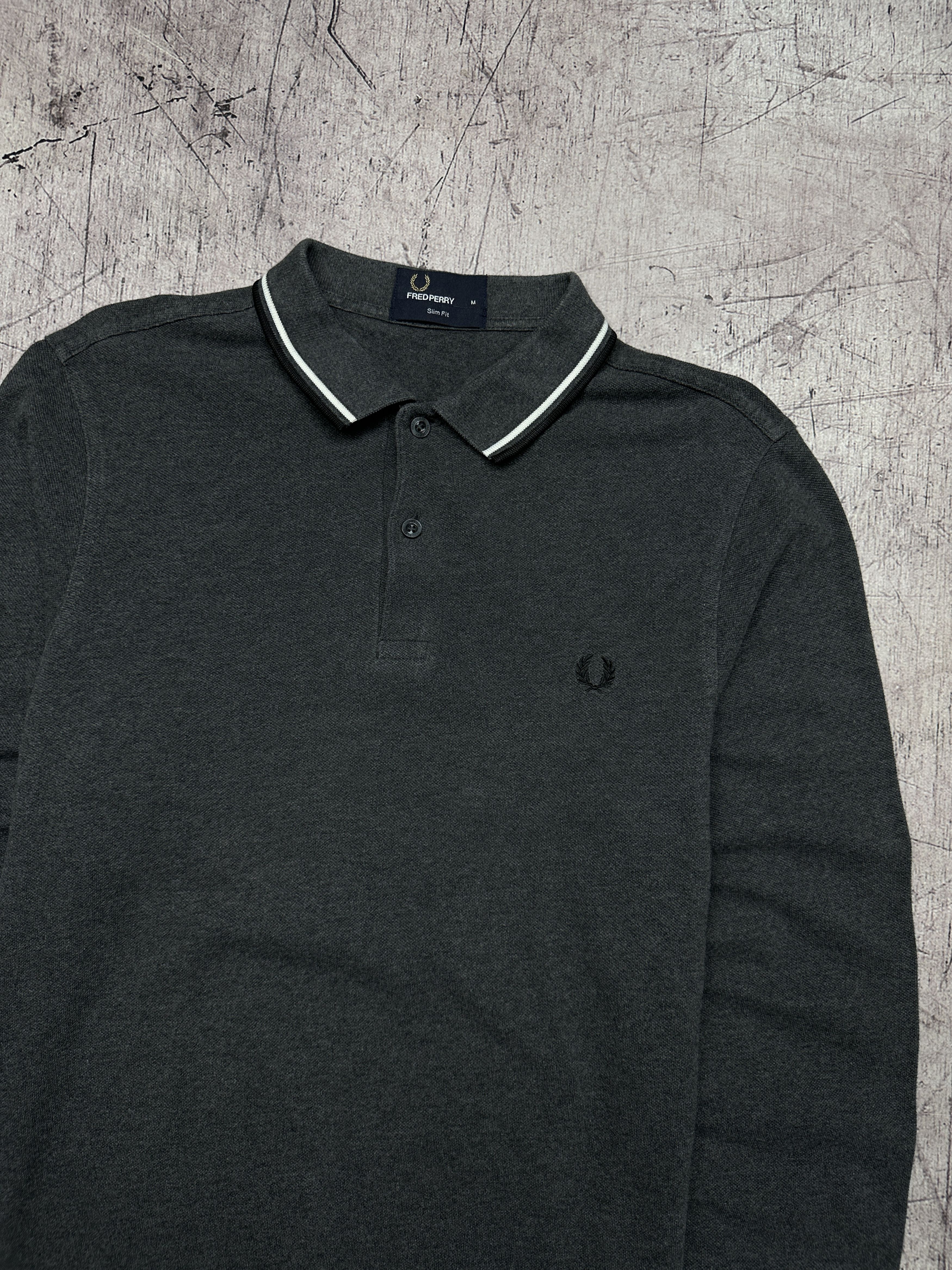 Fred Perry Fred Perry Mens Long Sleeve Polo Shirt Size US M / EU 48-50 / 2 - 2 Thumbnail