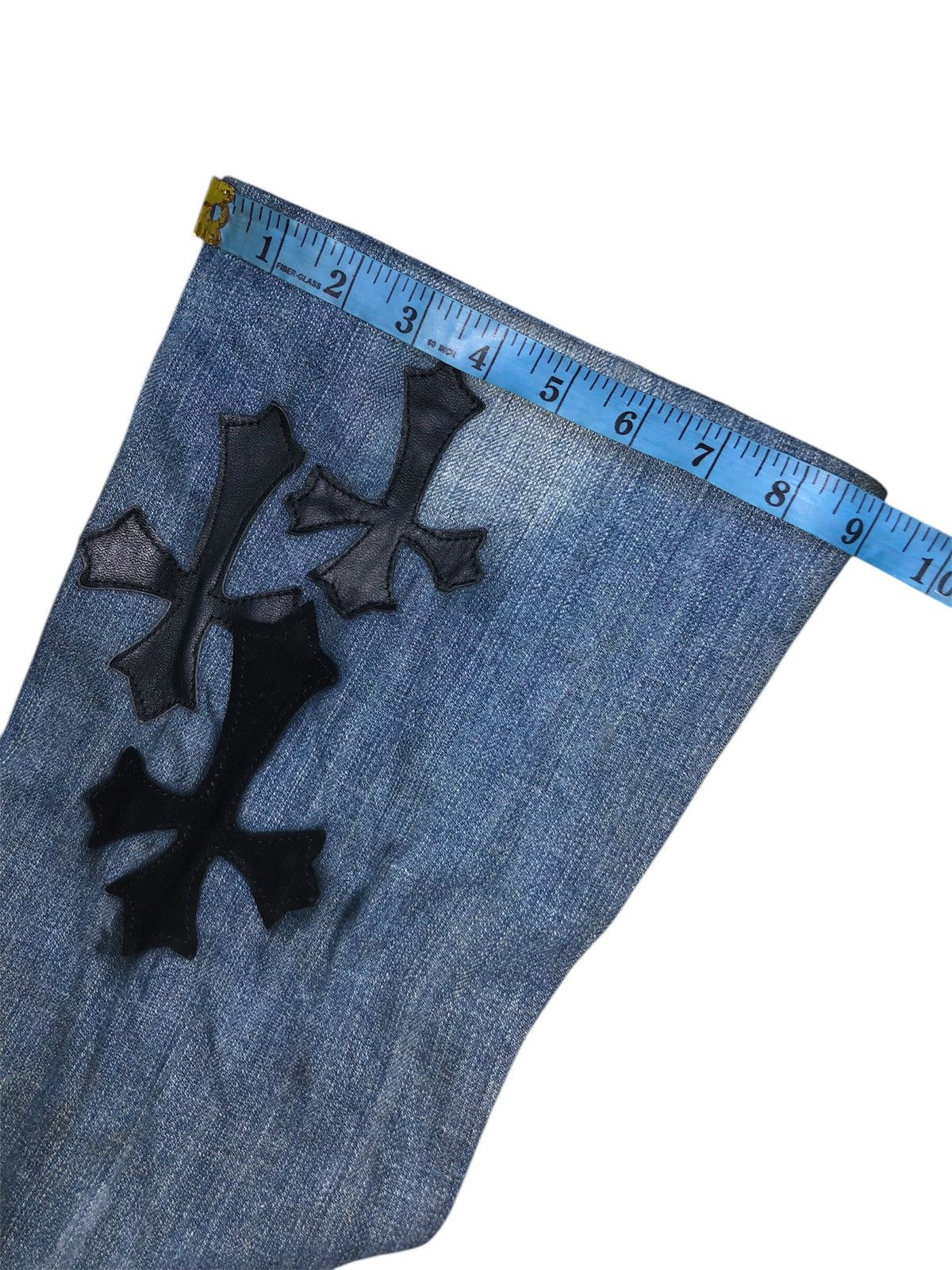 Designer × Japanese Brand × Miss Me Vintage Miss Me Denim Jeans Leather Cross Patches Size 28" / US 6 / IT 42 - 7 Thumbnail