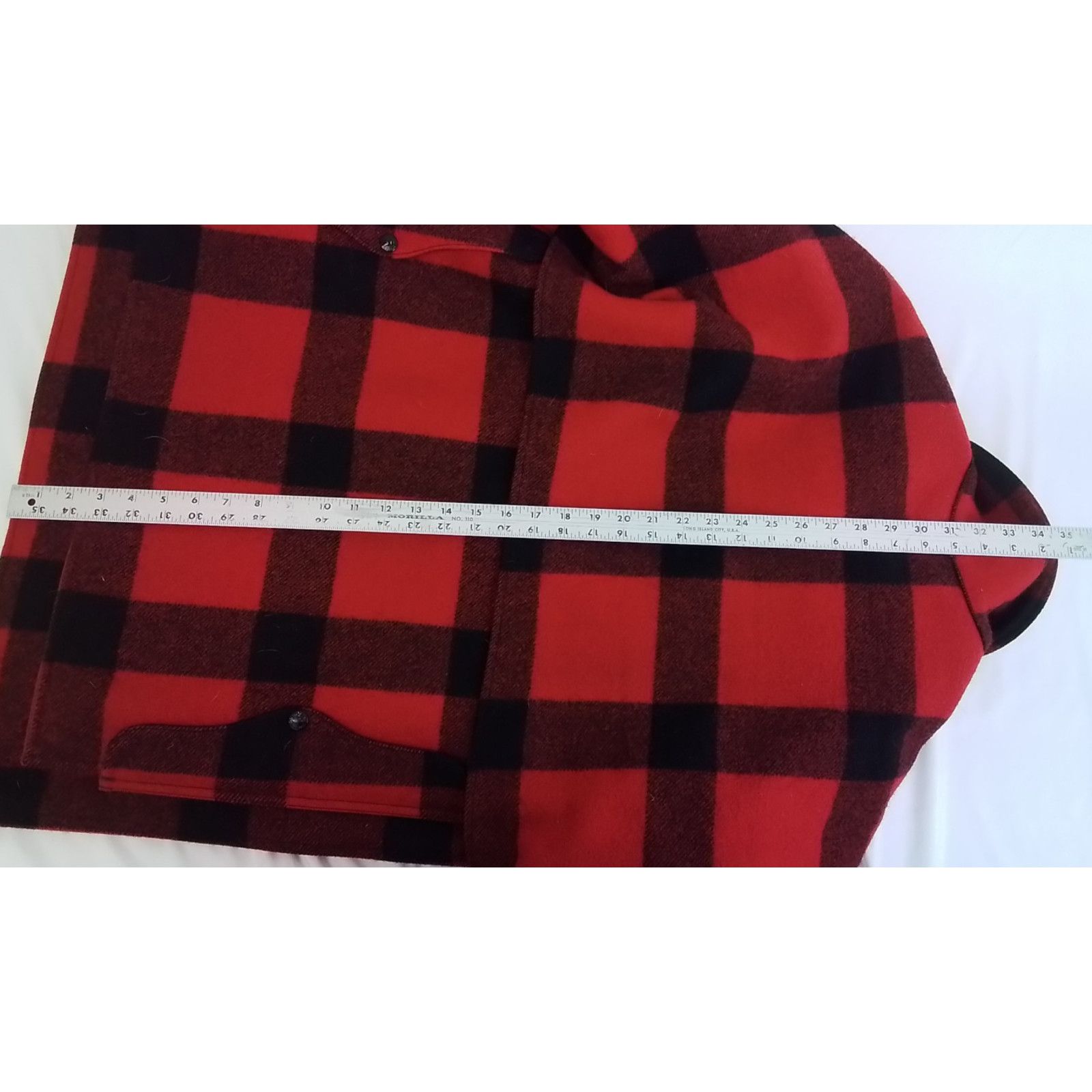 Filson C.C. Filson Mackinaw Jacket Men's XL (44) Red Buffalo Plaid Size US XL / EU 56 / 4 - 15 Thumbnail