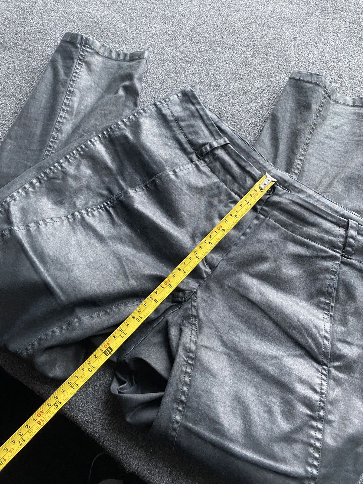 Annette Gortz 🔥GOTHIC Punk Annette Gortz Waxed Dress chino pants /rundholz Size 33" - 10 Thumbnail