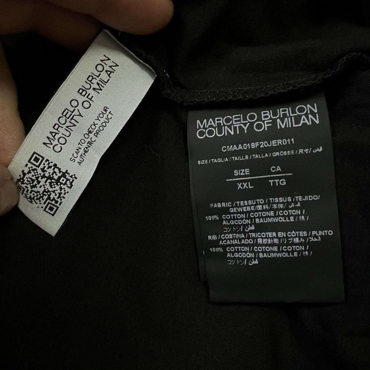 Marcelo Burlon Murcelo Burlon Luxury T shirt FW20 Size US XXL / EU 58 / 5 - 10 Thumbnail