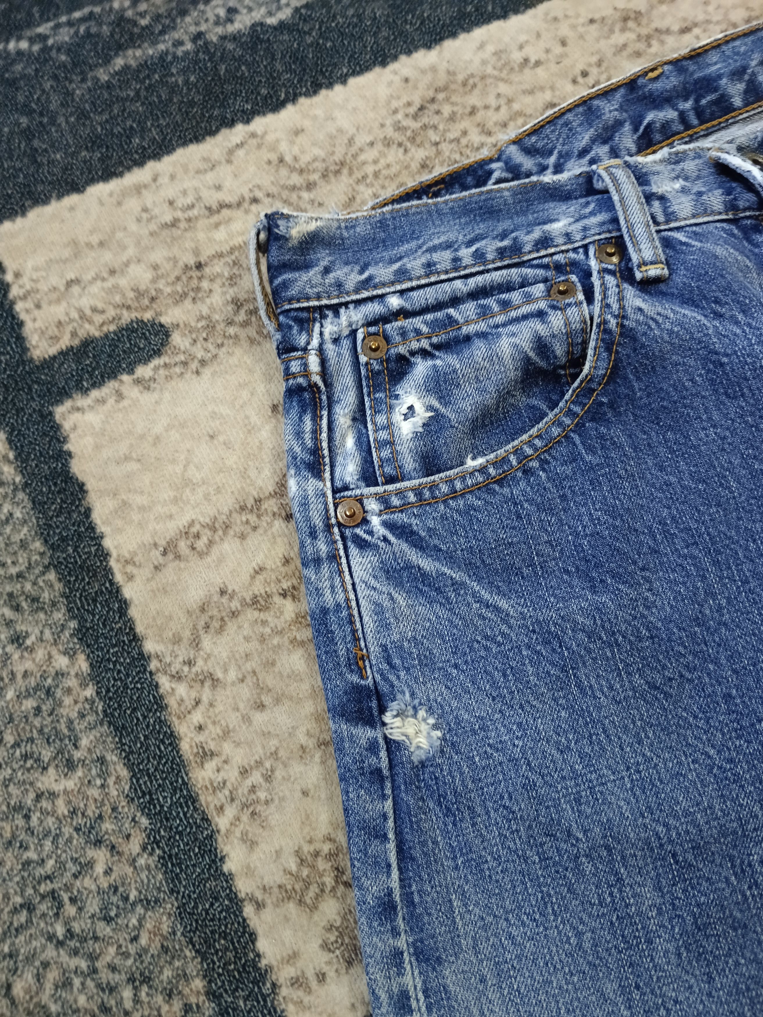 Levi's Vintage Clothing VINTAGE 90s LEVIS 503 SELVEDGE DENIM PANTS Size US 28 / EU 44 - 5 Thumbnail