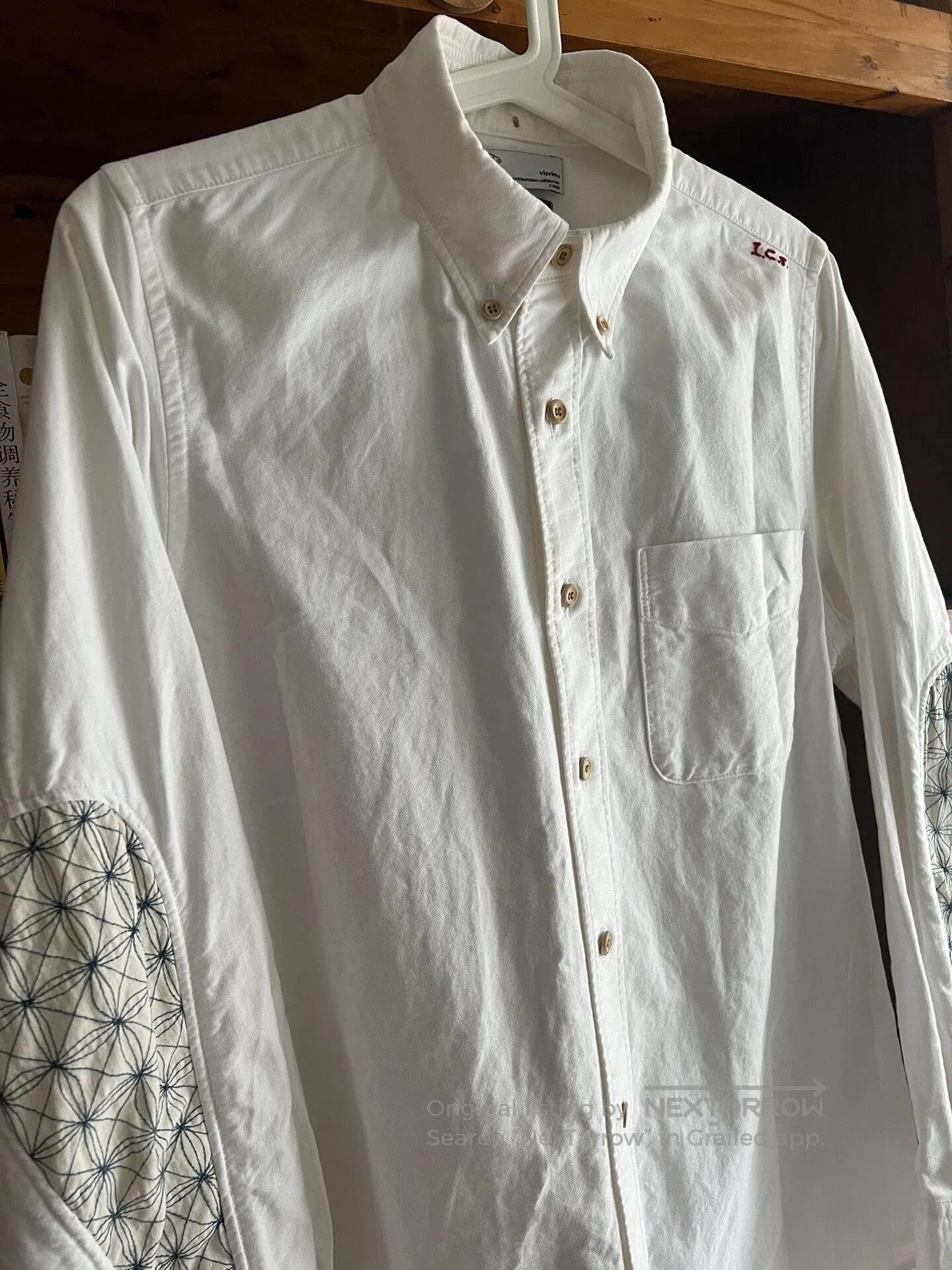 Visvim limited edition white shirt with embroidery. Size US M / EU 48-50 / 2 - 3 Thumbnail