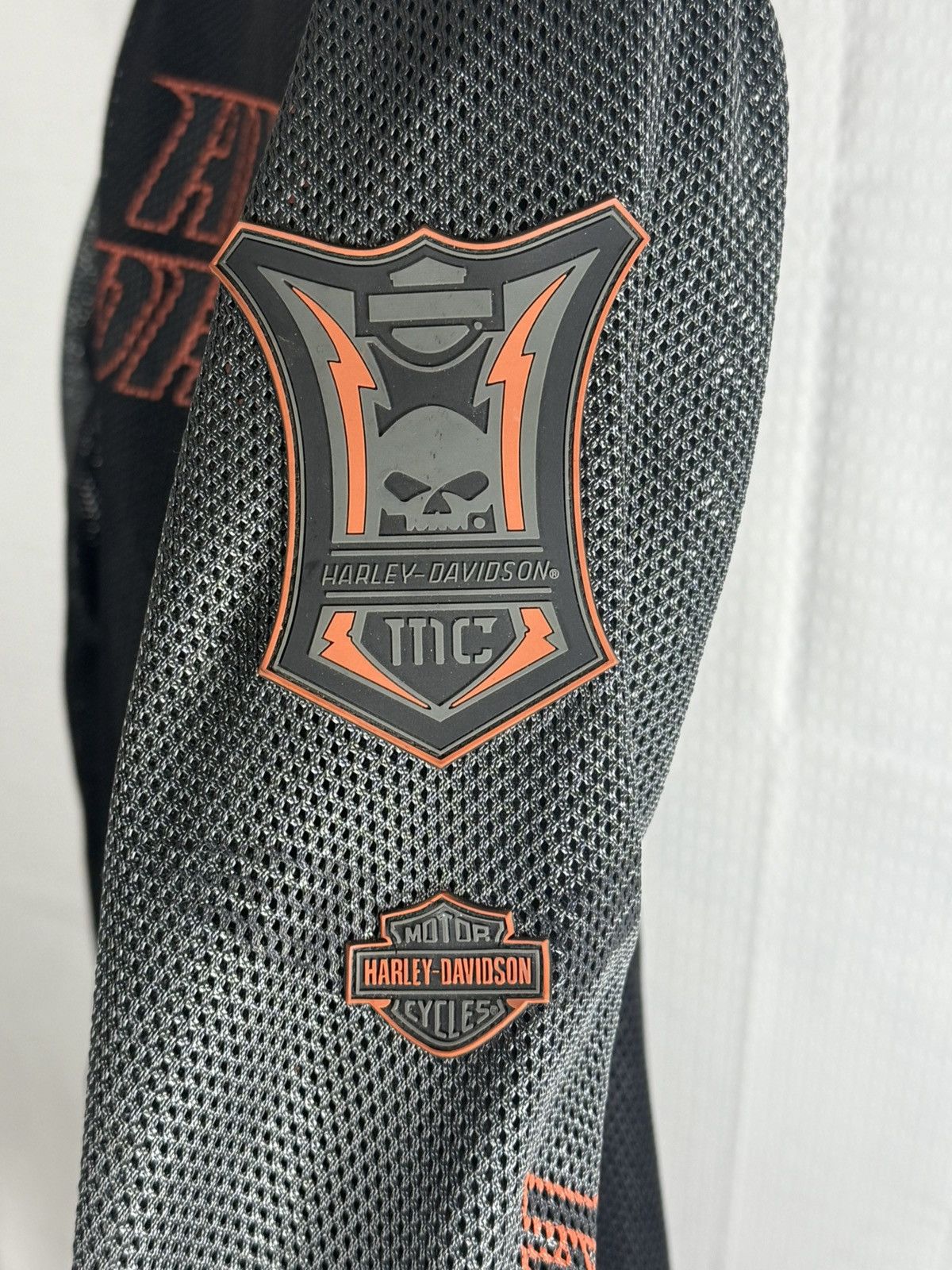 Other Harley Davidson Logo Mesh Rider Jacket size medium Black Size US M / EU 48-50 / 2 - 4 Thumbnail