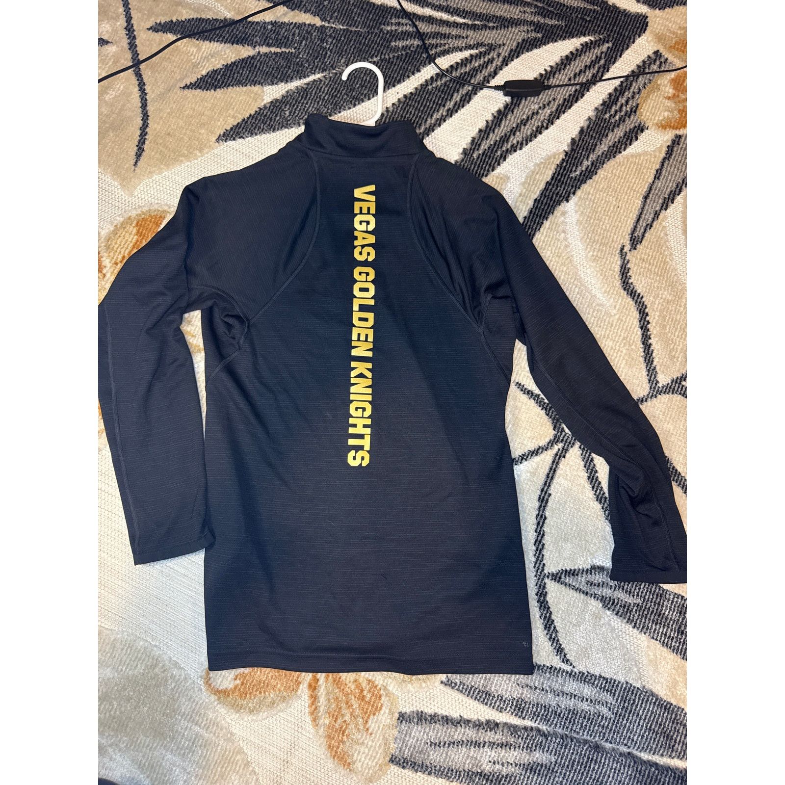 Adidas Adidas NHL Vegas GOLDEN Knights 1/4 Zip MOCK NECK Jacket Size M / US 6-8 / IT 42-44 - 3 Thumbnail