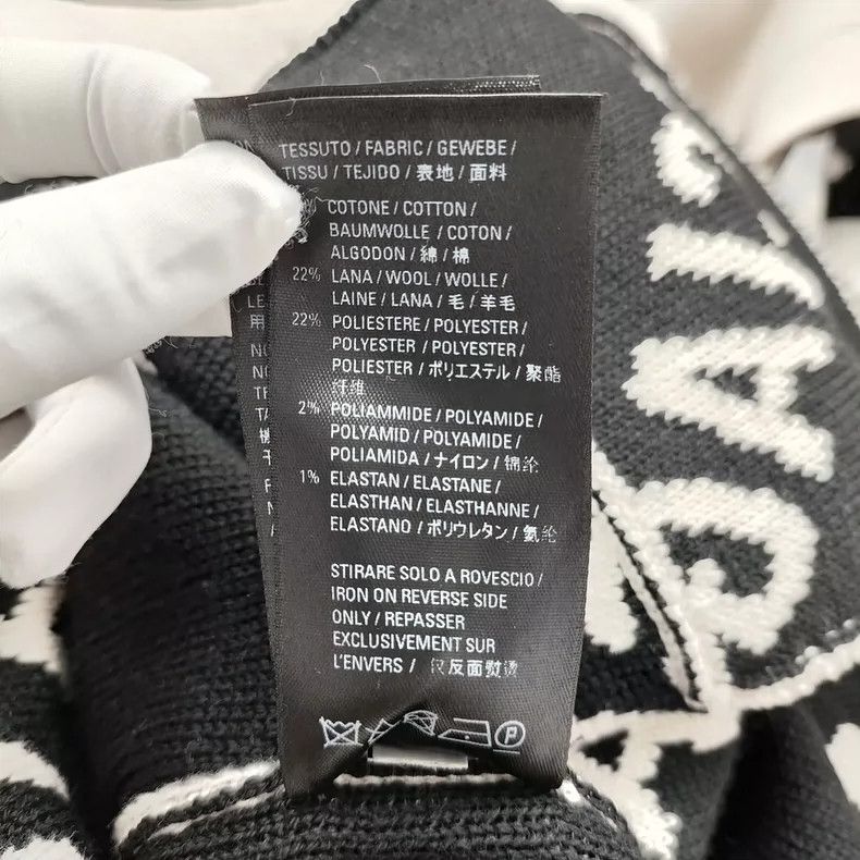 Balenciaga Balenciaga Knitted cardigan sweater full of logo Size XS / US 0-2 / IT 36-38 - 7 Thumbnail
