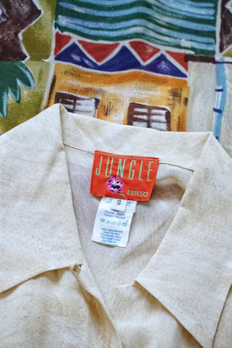 Kenzo KENZO Silk long shirt with no sleeves printed Size S / US 4 / IT 40 - 9 Thumbnail