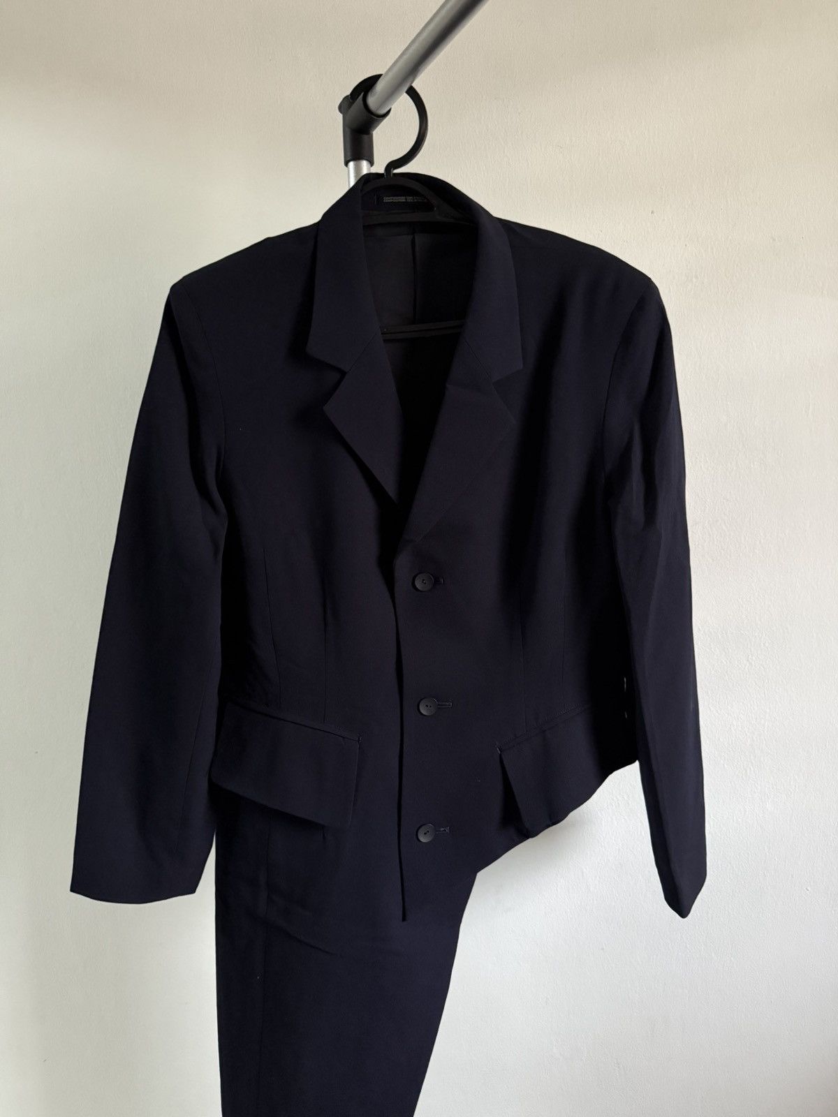 Yohji Yamamoto Rare Yohji Yamamoto asymetrical Blazer with right trouser Size US S / EU 44-46 / 1 - 2 Thumbnail