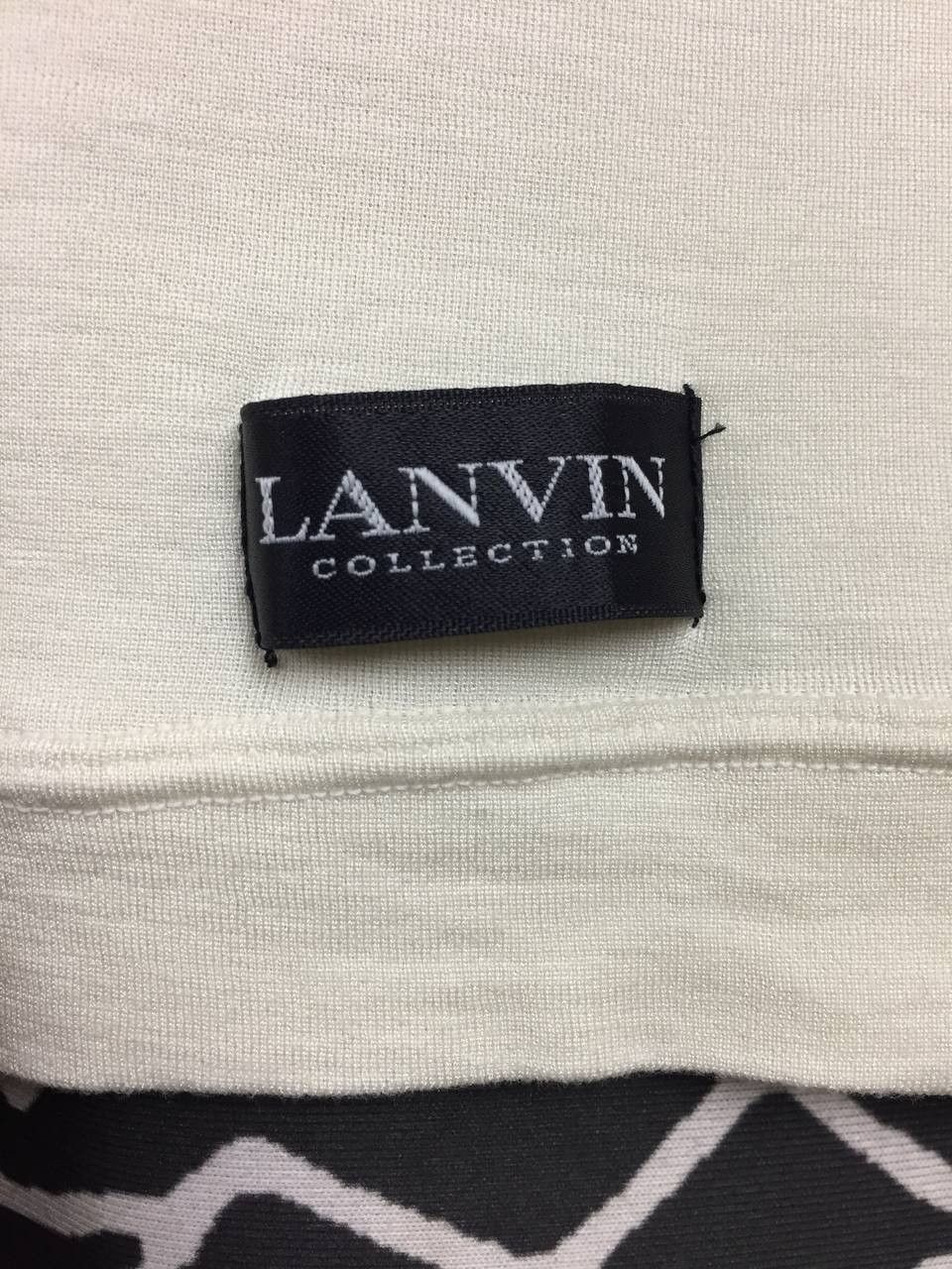 Lanvin Lanvin Collection Plain Casual Fitted Crewneck Tee Size US M / EU 48-50 / 2 - 10 Thumbnail