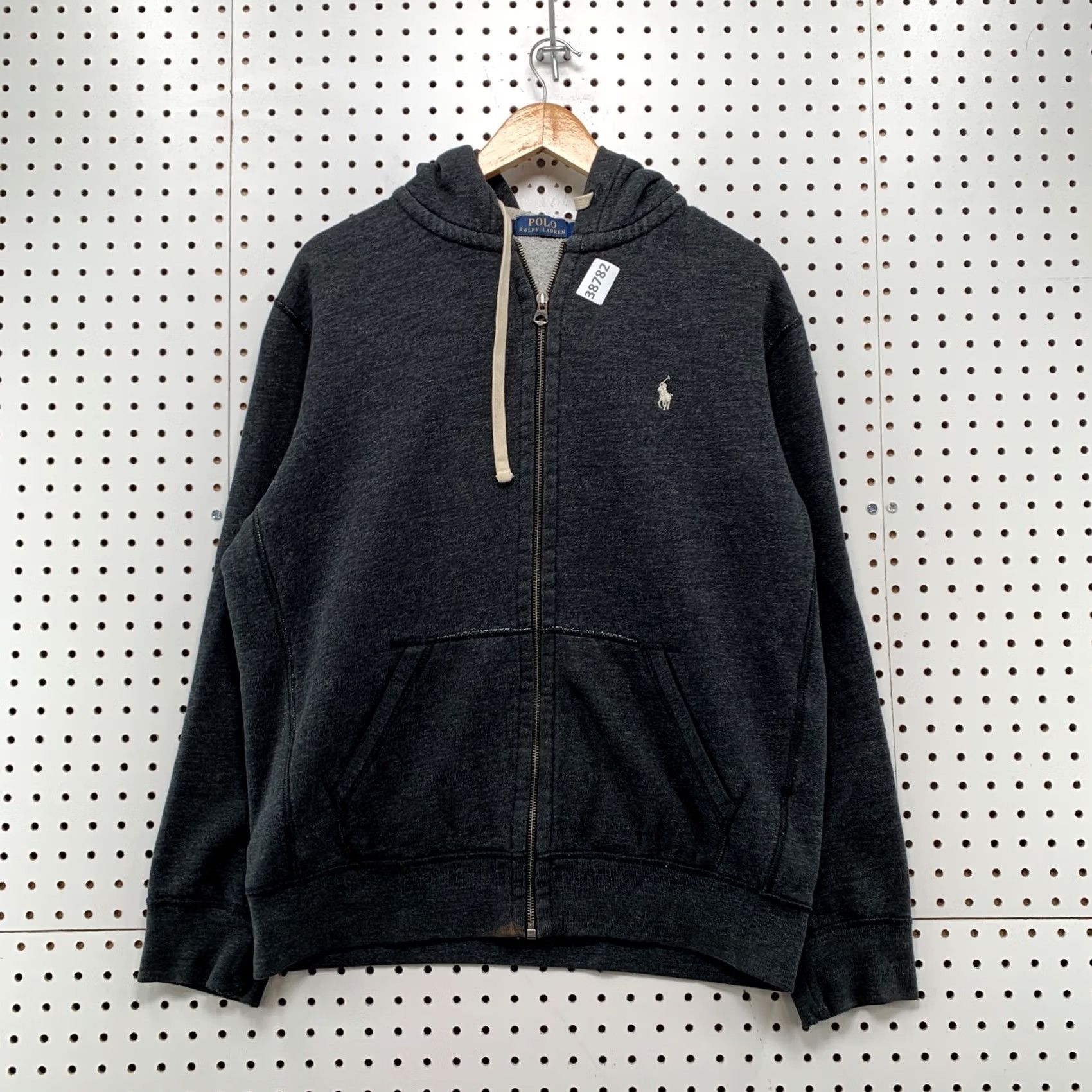 Polo Ralph Lauren Polo Ralph Lauren Hoodie Zip Sweatshirt Mens Large Thermal Hooded Gray Size US L / EU 52-54 / 3 - 2 Thumbnail