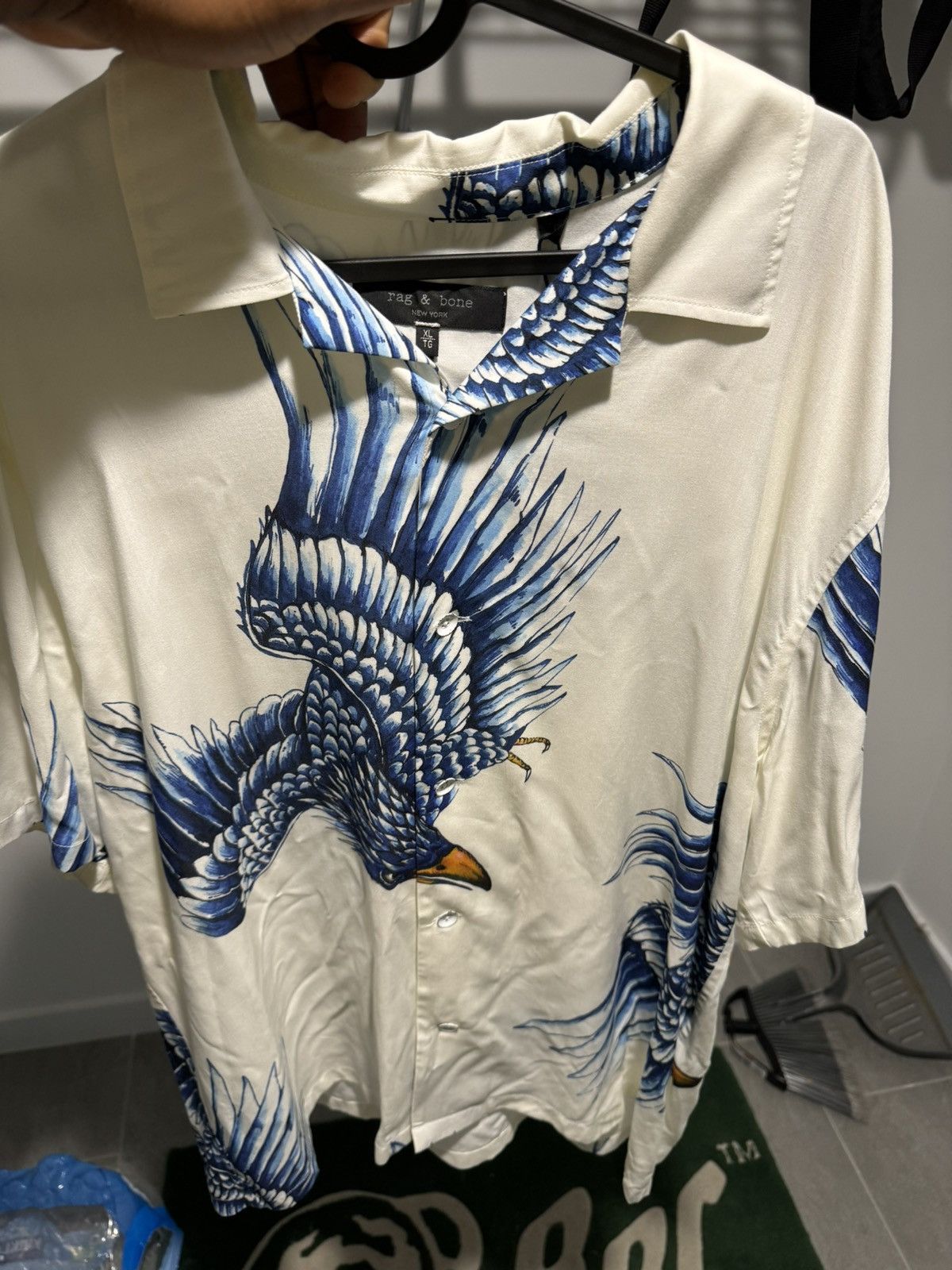 Rag & Bone Rag & Bone Short Sleeve Button Up Size US XL / EU 56 / 4 - 1 Thumbnail