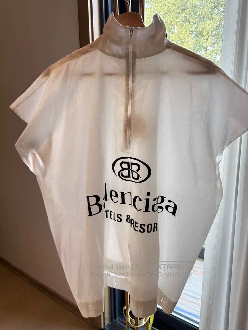 Balenciaga Balenciaga Drop Shoulder Shirt T-Shirt Size XS / US 0-2 / IT 36-38 - 3 Thumbnail
