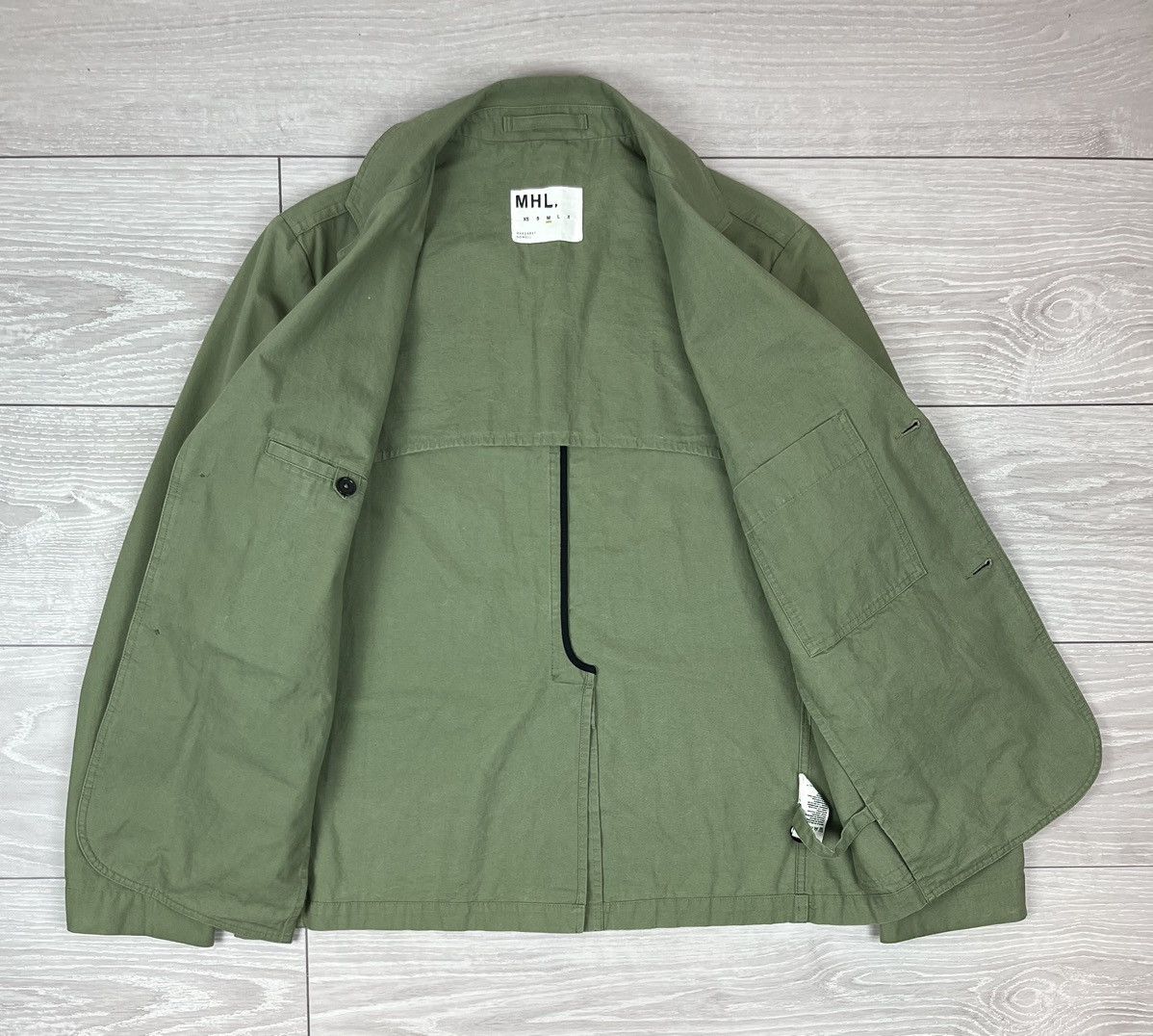 Margaret Howell Margaret Howell MHL Olive Work Canvas Buttons Jacket Size US M / EU 48-50 / 2 - 3 Thumbnail