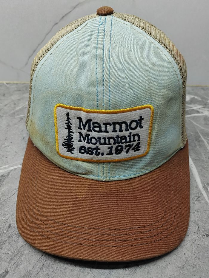 Marmot Vintage Marmot Trucker Hat Cap Size ONE SIZE - 2 Thumbnail