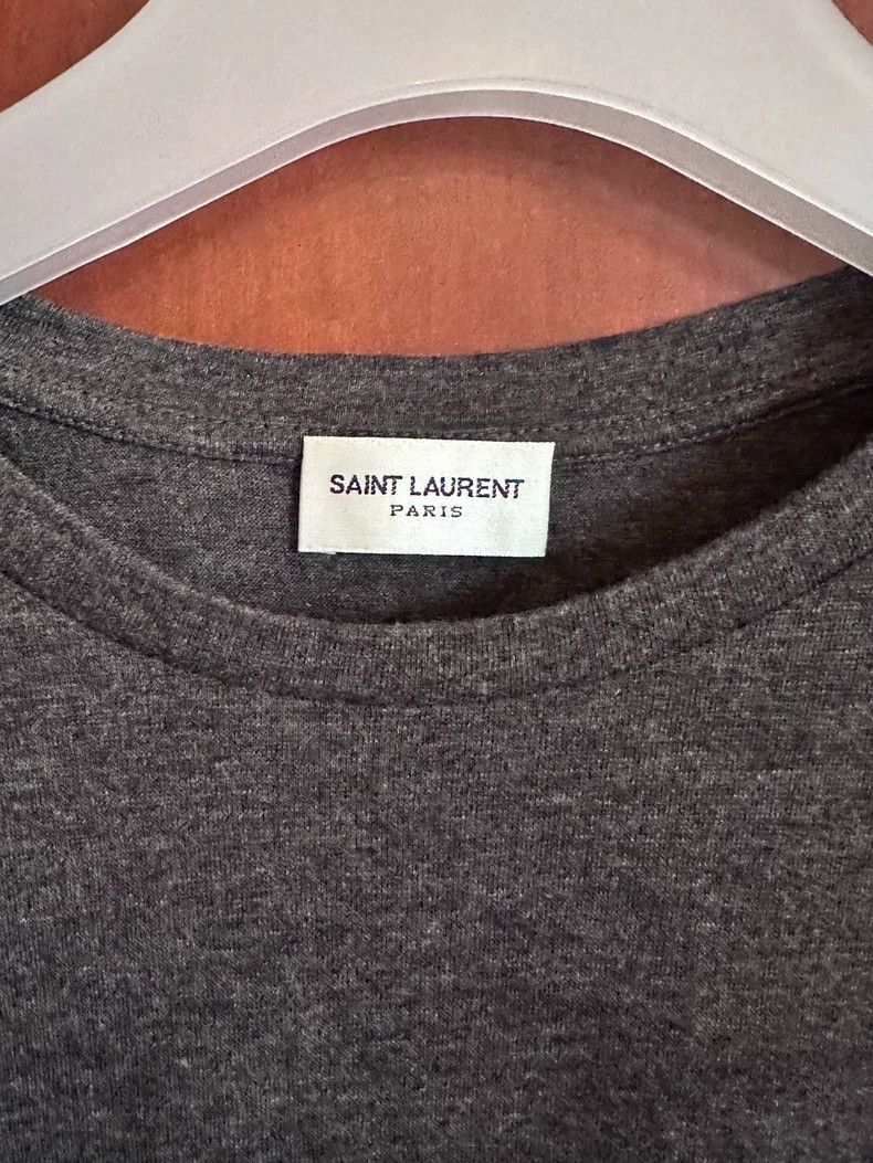 Yves Saint Laurent Saint Laurent Spring/Summer Grey Printed Relaxed Women's C Size XS / US 0-2 / IT 36-38 - 4 Thumbnail