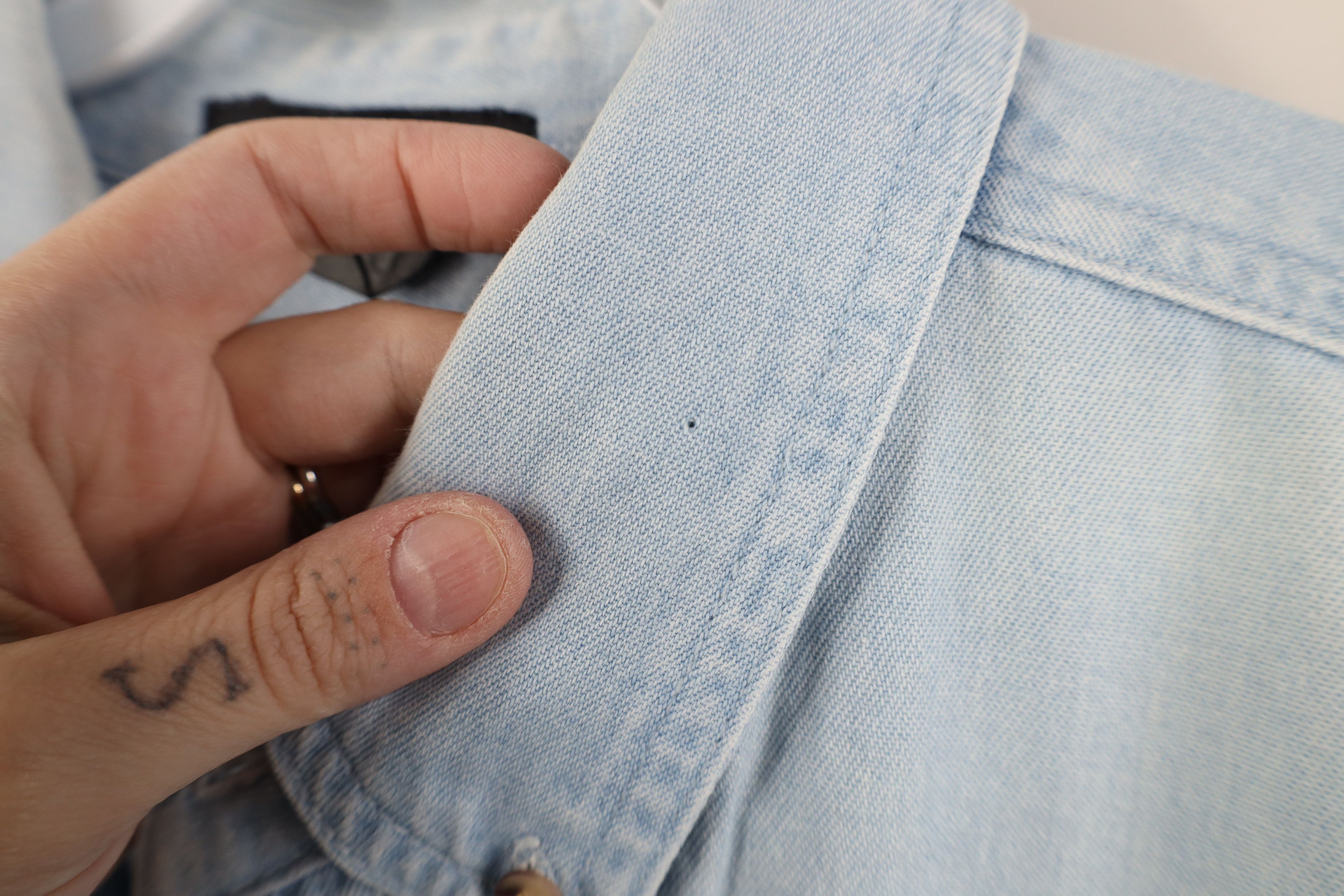 Vintage Vintage 90s Porsche Racing Denim Button Down Shirt USA Size US XL / EU 56 / 4 - 10 Thumbnail