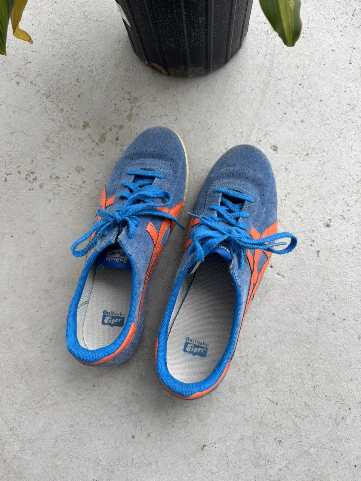 Asics Asics Vickka Moscow Onitsuka Tiger Mid Blue/Orange Shoes Size US 11 / EU 44 - 5 Thumbnail