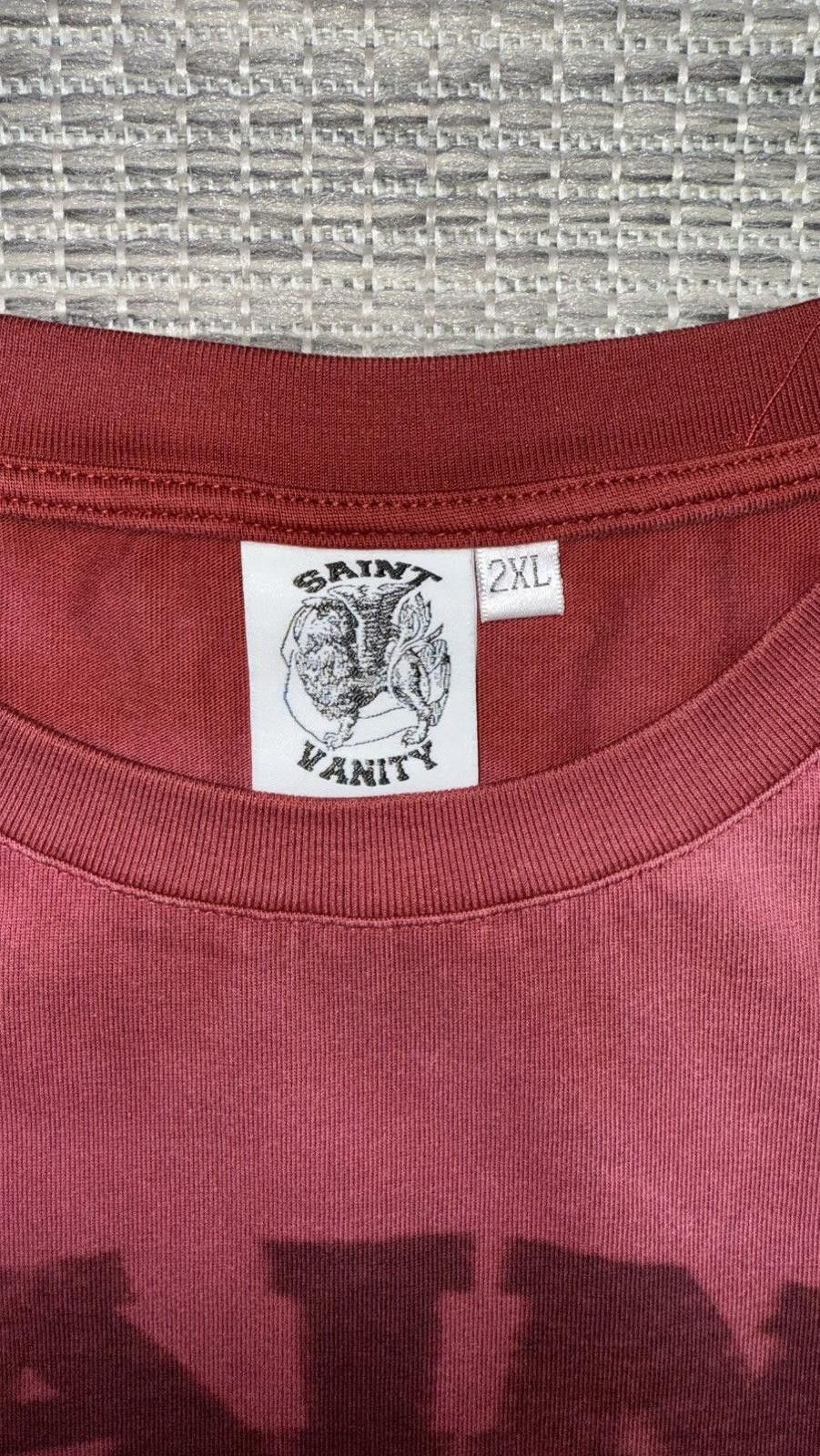 Saint Vanity Saint Vanity Red Dissolve Griffin Tee Size US XXL / EU 58 / 5 - 3 Thumbnail