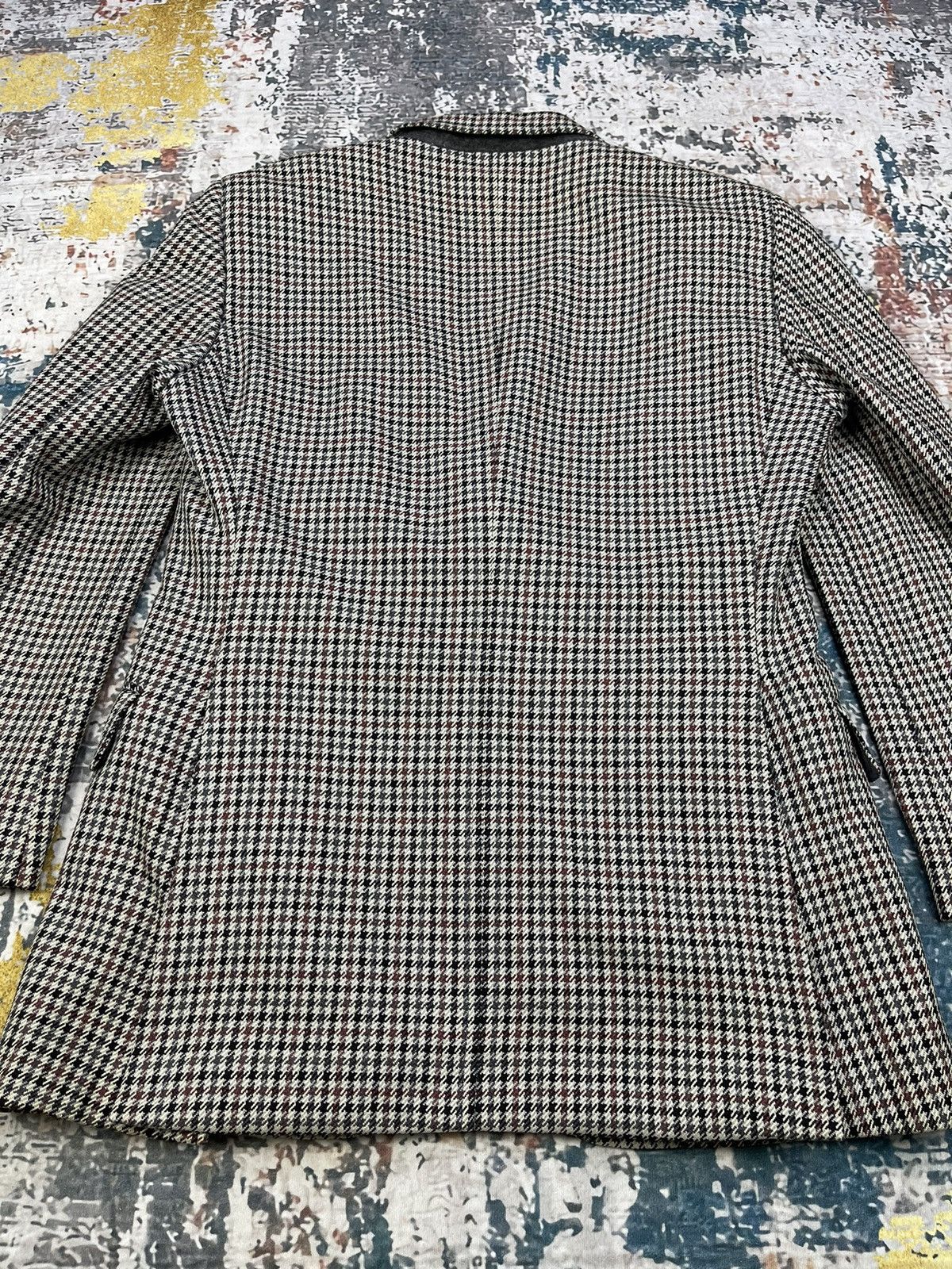 Burberry Vintage Burberrys Houndstooth Check Blazer Size US M / EU 48-50 / 2 - 8 Thumbnail