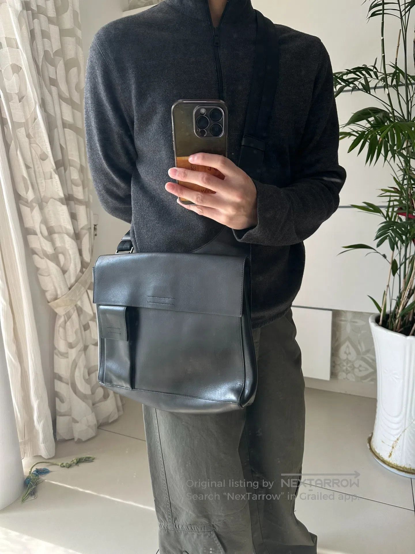 Prada Prada 99FW Leather Shoulder Bag| Size ONE SIZE - 6 Thumbnail