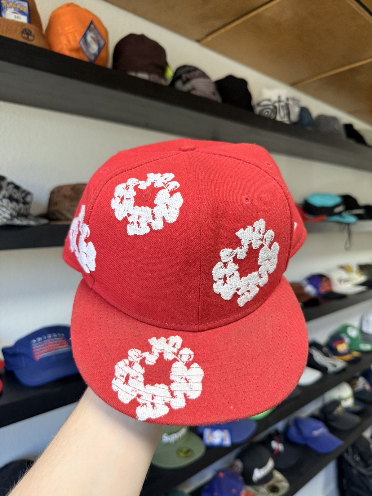 DENIM TEARS Denim Tears All Over Print Hat Size ONE SIZE - 2 Thumbnail
