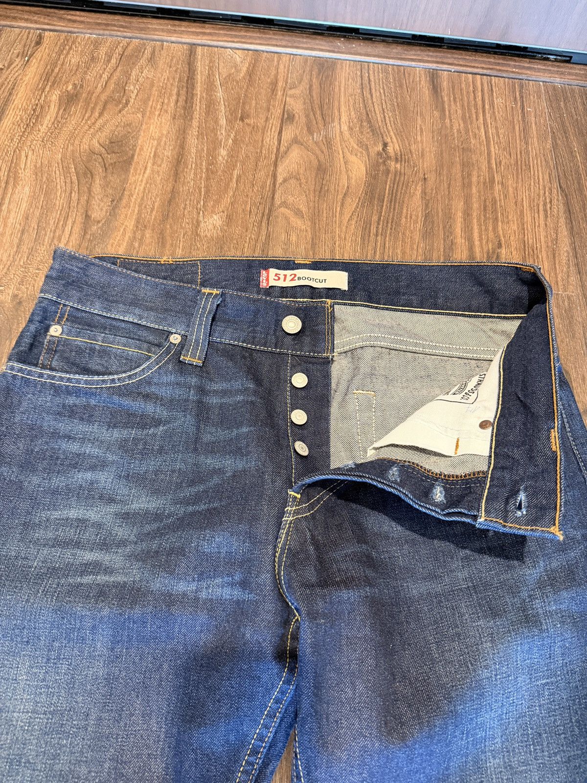 Levi's Levi 512 bootcut 33/32 Size US 33 - 3 Thumbnail