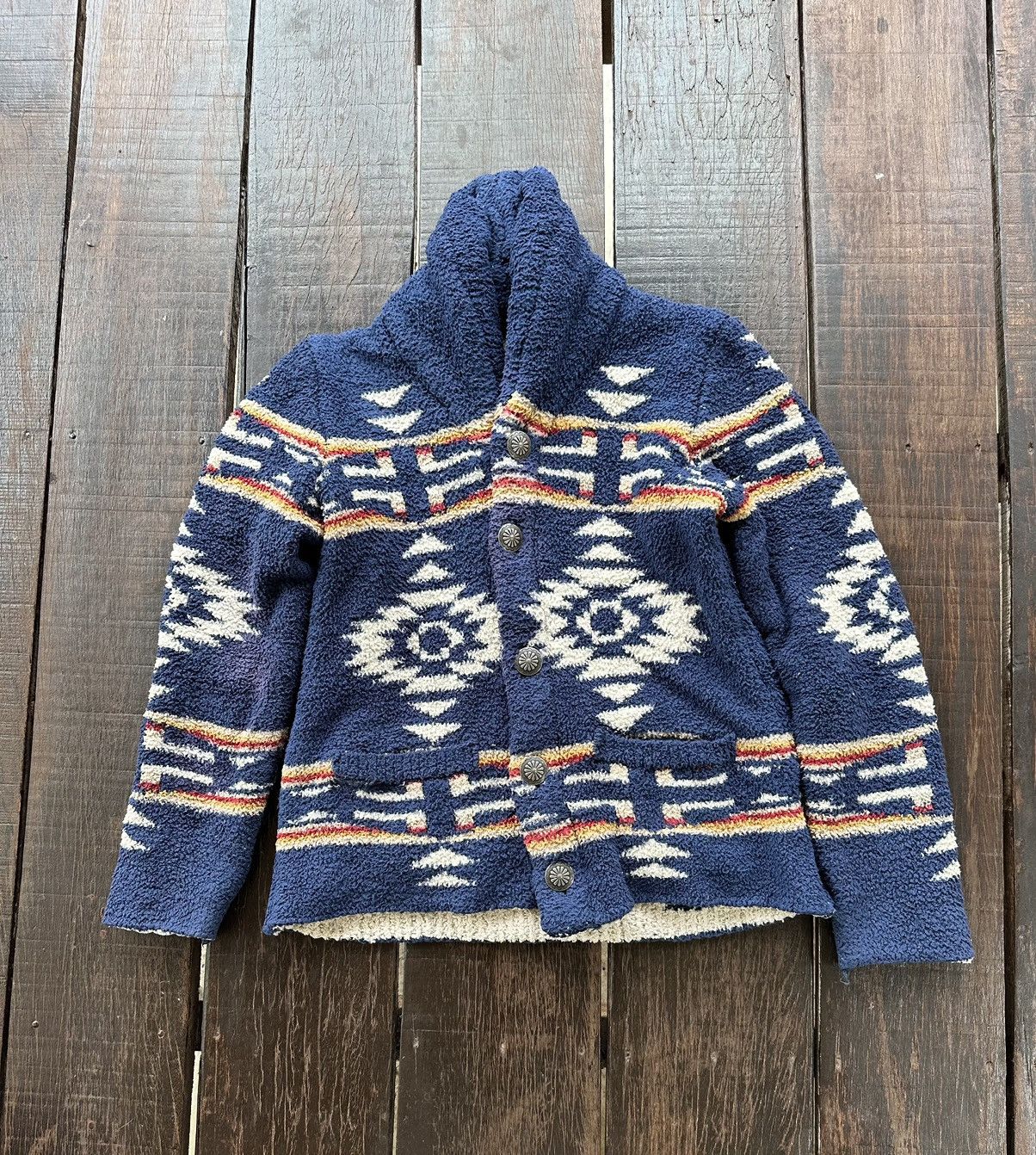 Other Hawaii navajo fleece button nice design Size US M / EU 48-50 / 2 - 1 Thumbnail