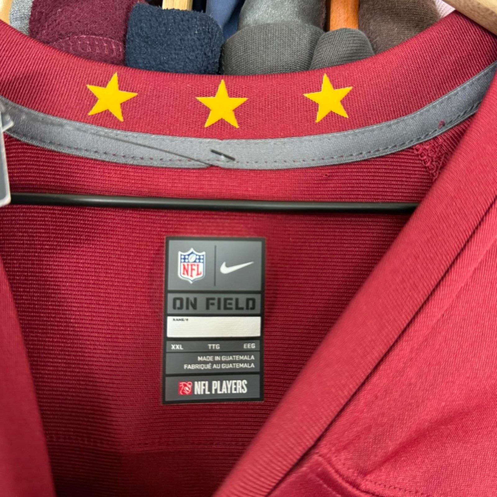 Nike Washington Comanders NEW Football Nike On Field Jersey Size US XXL / EU 58 / 5 - 7 Thumbnail