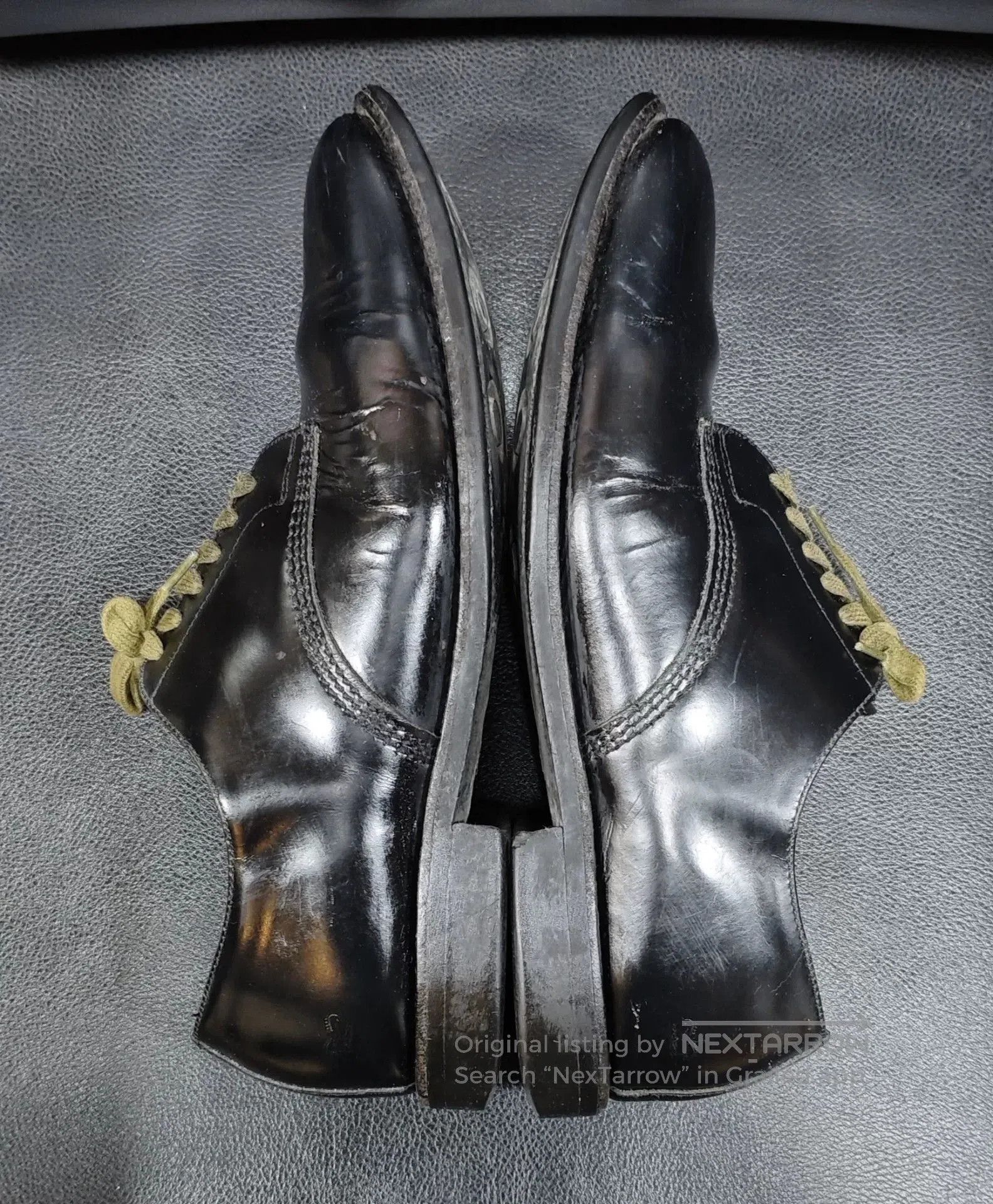 Sanders Sanders Military USN Service Shoes Black. Size US 8 / EU 41 - 4 Thumbnail
