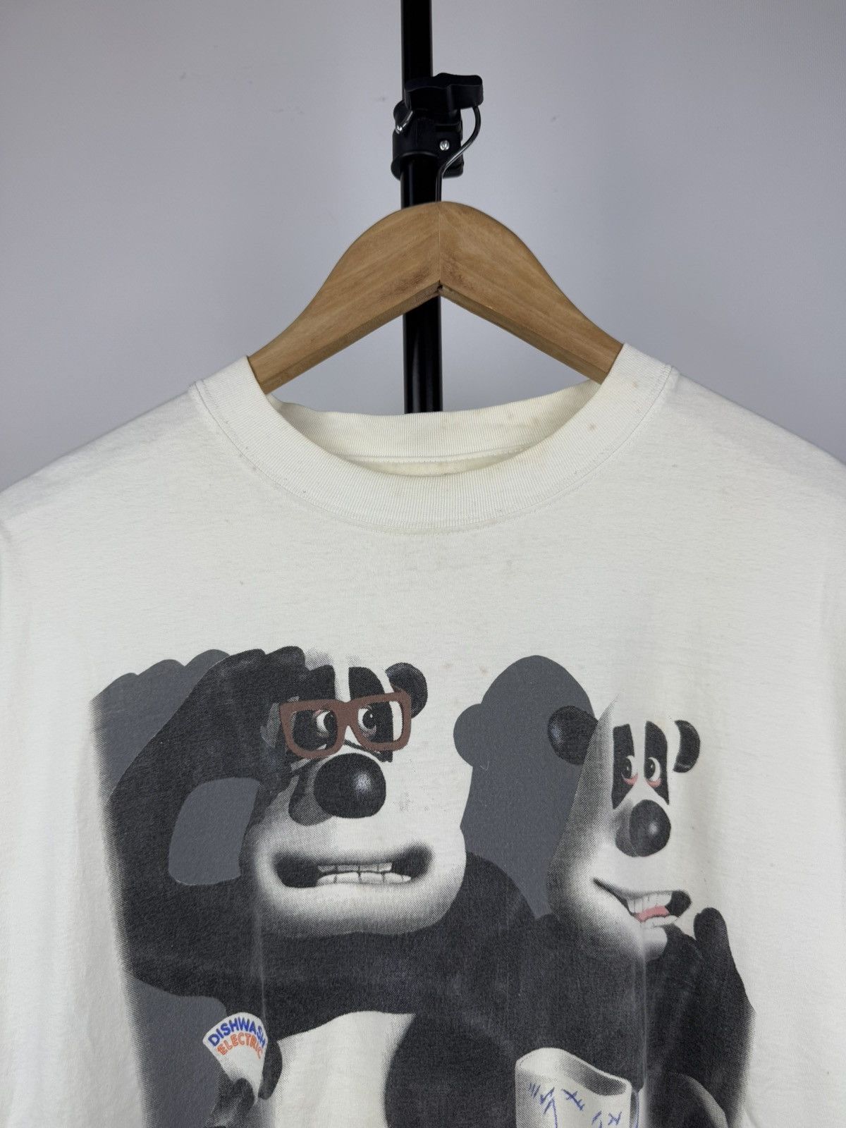 Band Tees × Vintage Vintage 1992 Creature Comforts Aardman Animations Tee Shirt Size US XL / EU 56 / 4 - 2 Thumbnail