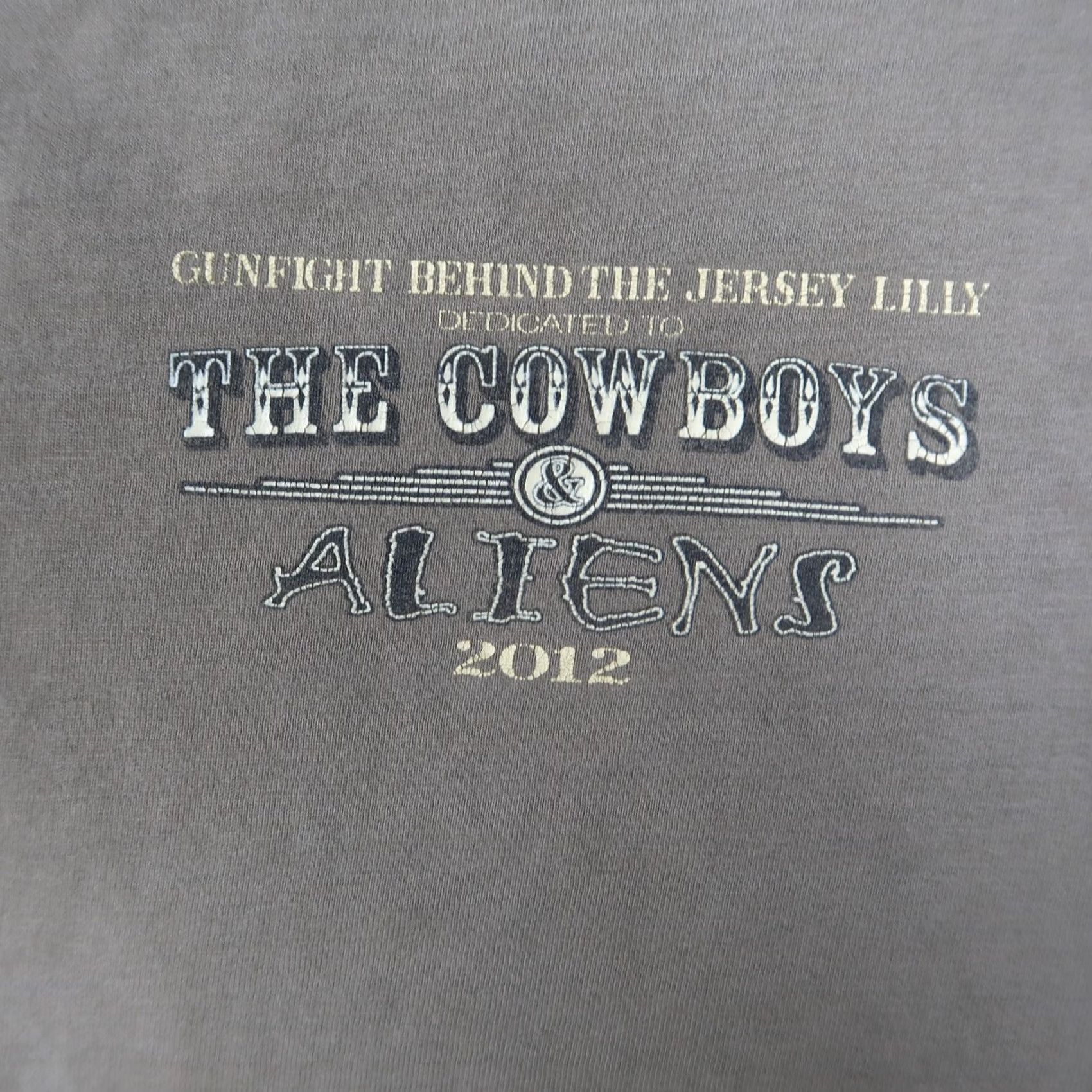 Vintage VINTAGE Cowboys and Aliens Movie Promo Long Sleeve T Shirt XL Olive Green Mens Size US XL / EU 56 / 4 - 4 Thumbnail