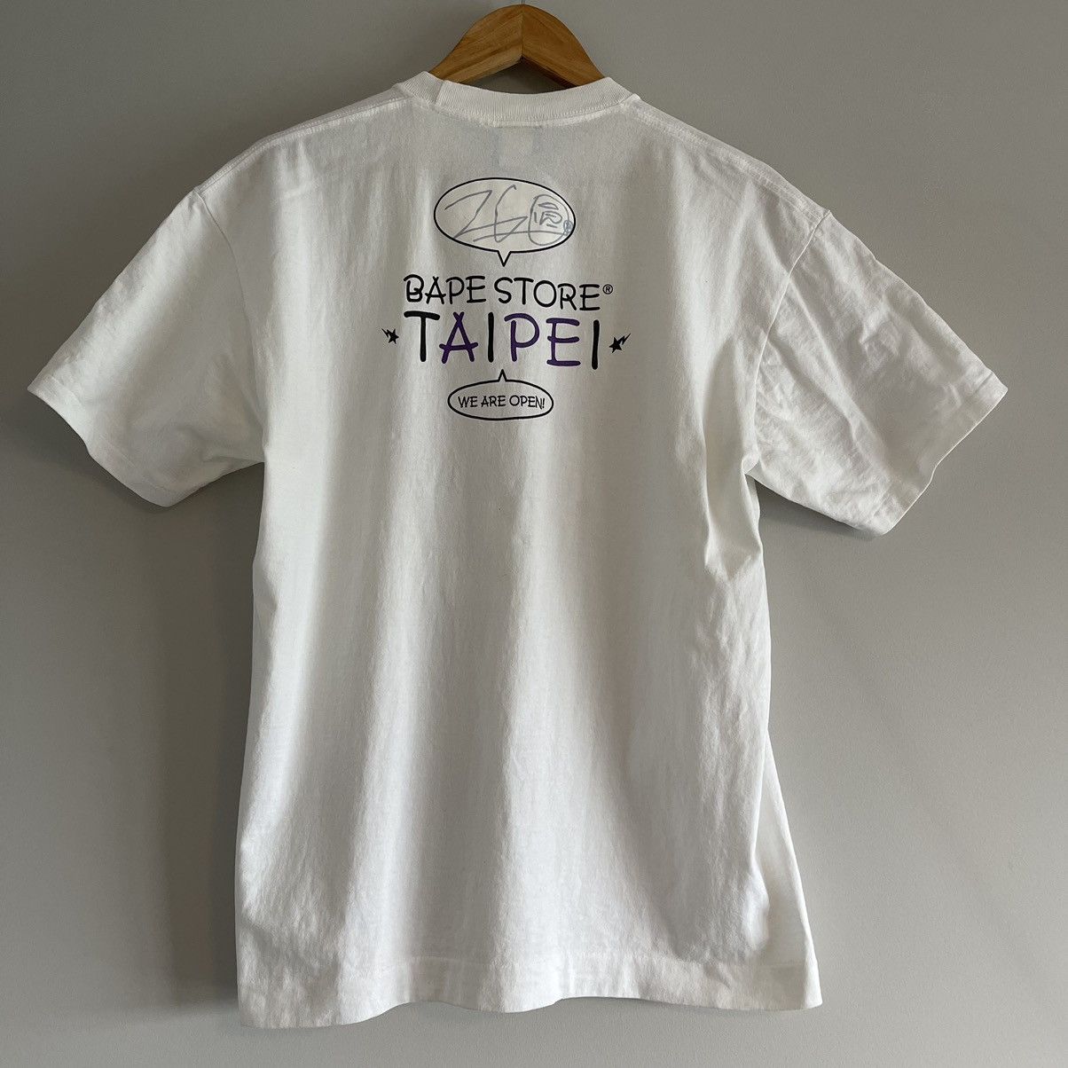 Bape × Nigo OG Bape Taipei Opening NIGO SIGNED Sta Camo Tee Size US L / EU 52-54 / 3 - 2 Thumbnail