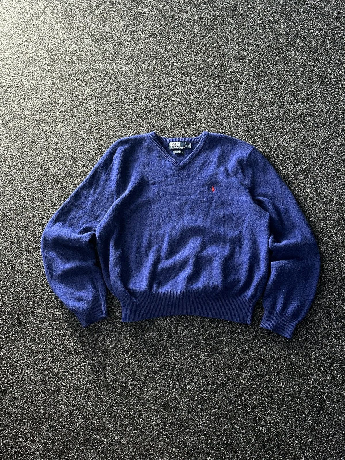 Polo Ralph Lauren × Ralph Lauren × Vintage 🚨VTG 90s Polo Ralph Lauren 100% Wool Knit Sweater RARE Size US L / EU 52-54 / 3 - 1 Thumbnail